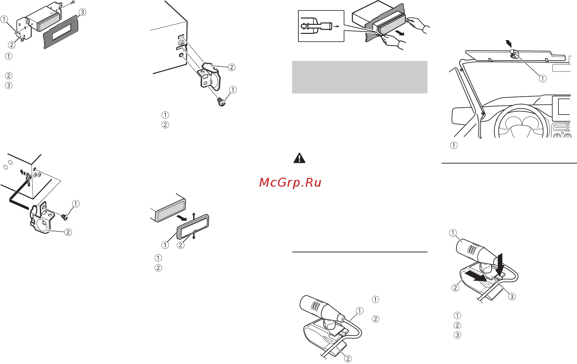 Pioneer MVH-180UI [22/204] Installing the microphone