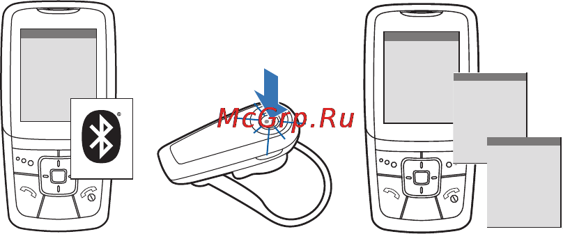 Plantronics 230 [8/18] Сопряжение гарнитуры и телефона в первый раз
