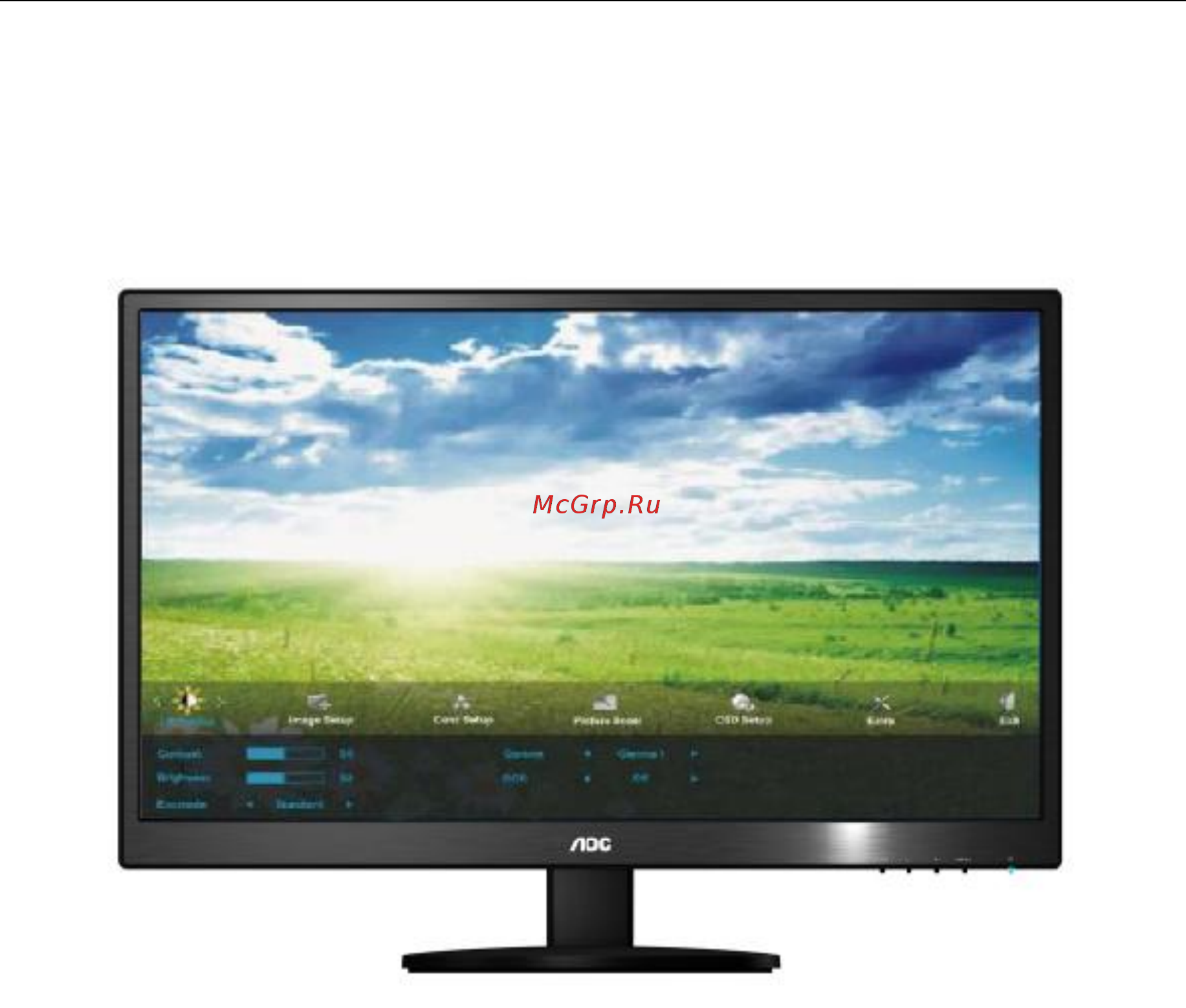 AOC E2470SWHE [21/59] Hacтpoйкa зкpaннoгo мeню
