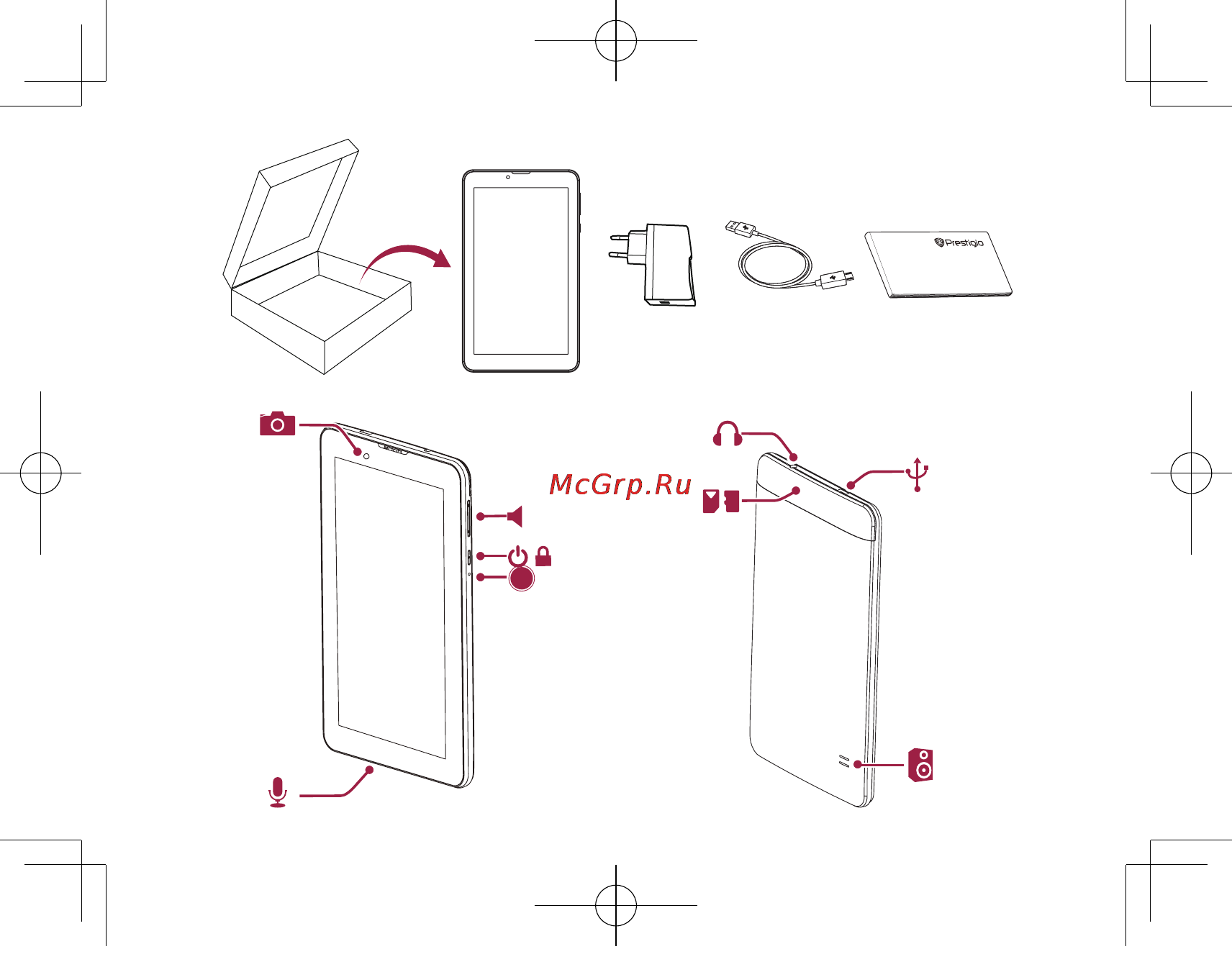 Prestigio MultiPad Wize 3087 3G Инструкция по эксплуатации онлайн