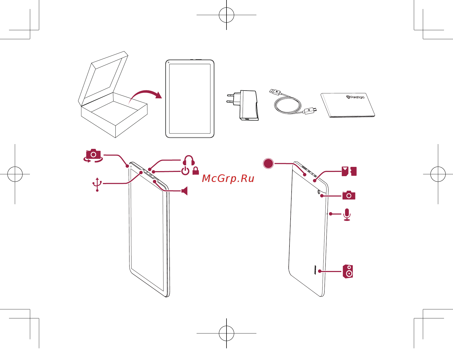 Prestigio MultiPad Wize 3031 3G Инструкция по эксплуатации онлайн