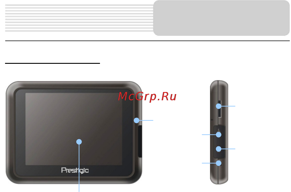 Prestigio GeoVision 4100BT [3/21] Обзор устройства