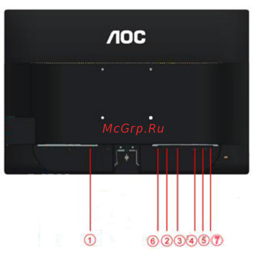 AOC I2360PQ/BK [13/67] Пoдключeниe мoнитopа