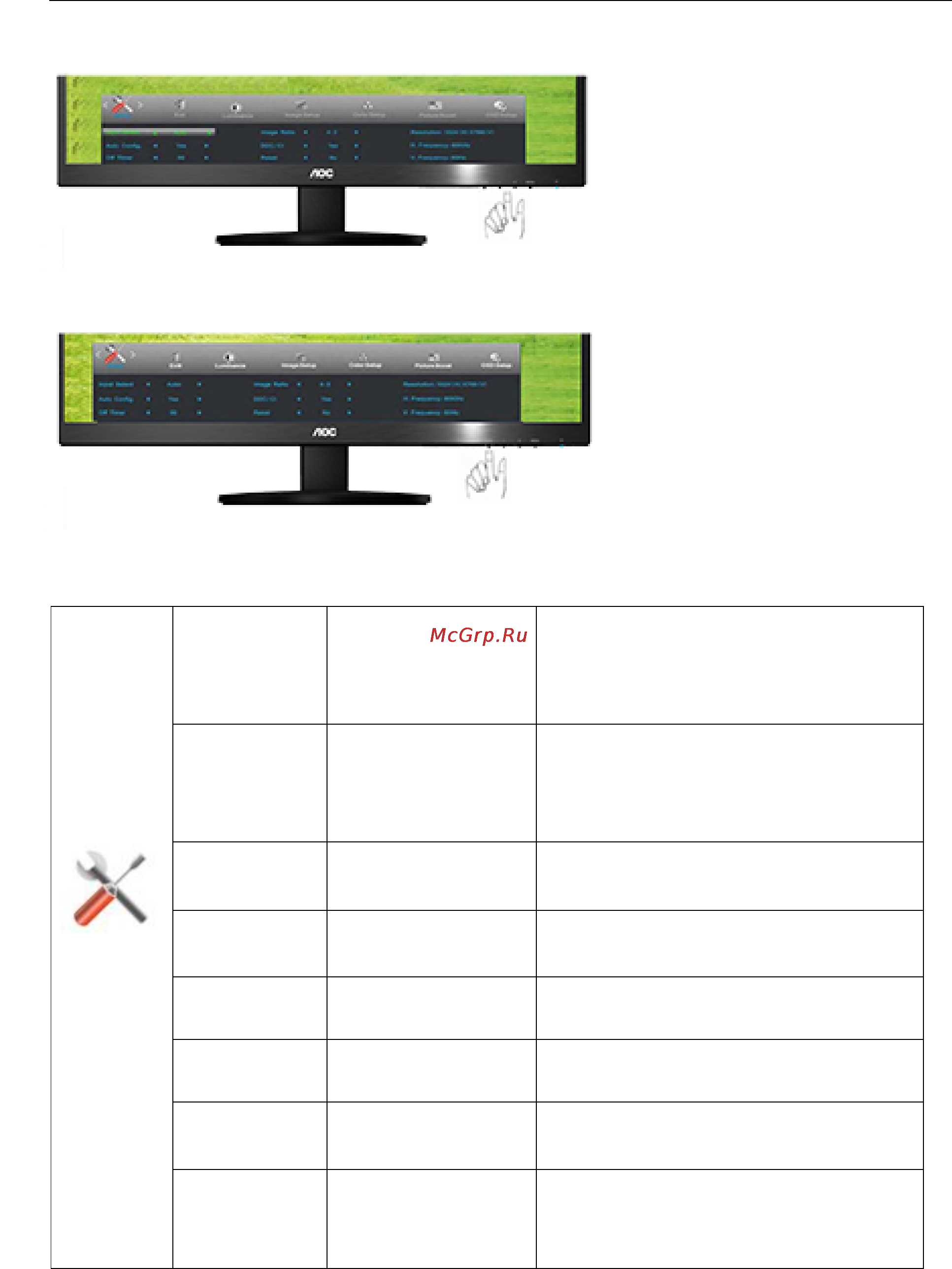 AOC I2470PWQU Руководство пользователя онлайн [36/66] 139200