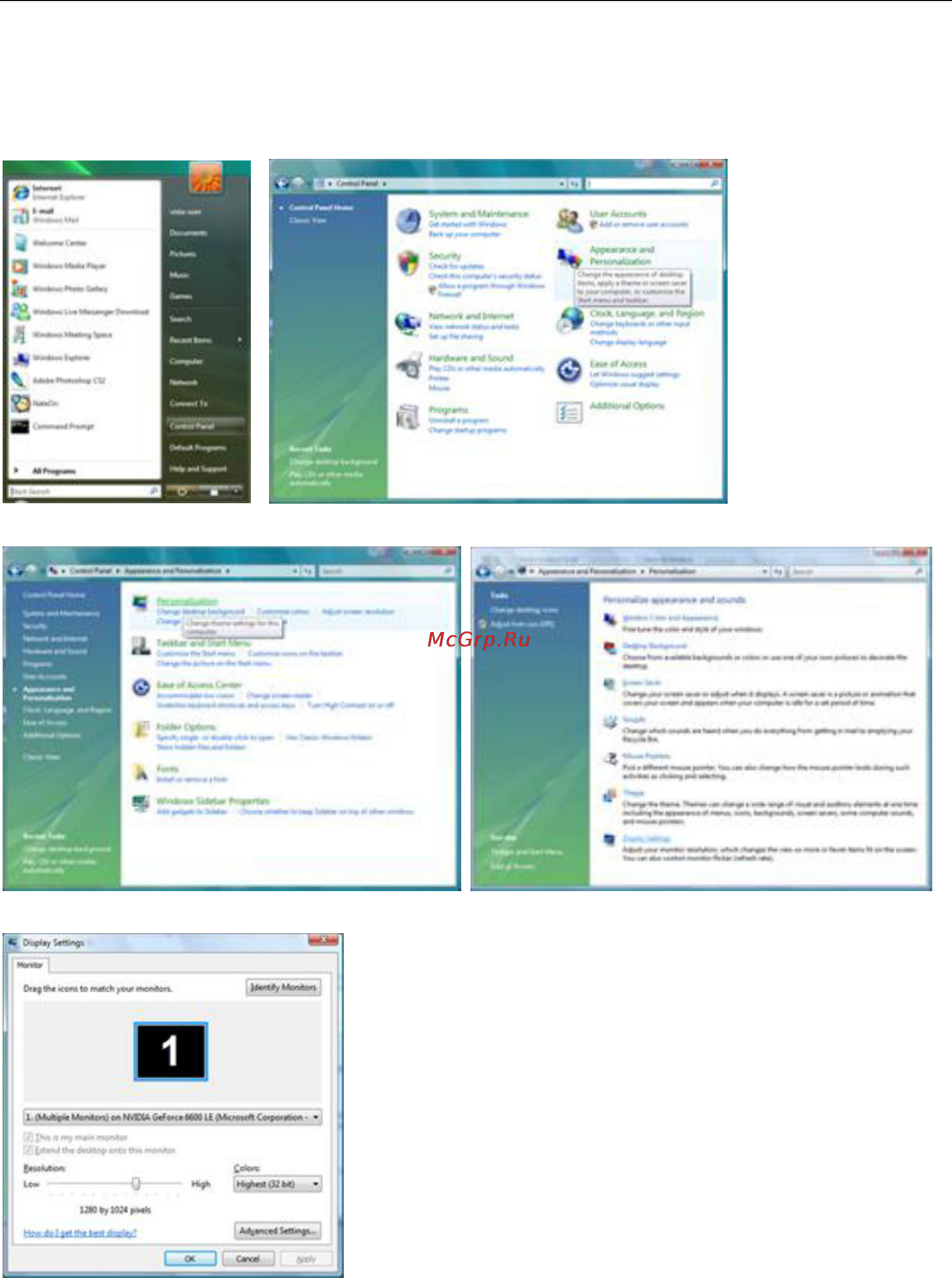 AOC U3477PQU [48/81] Windows vista