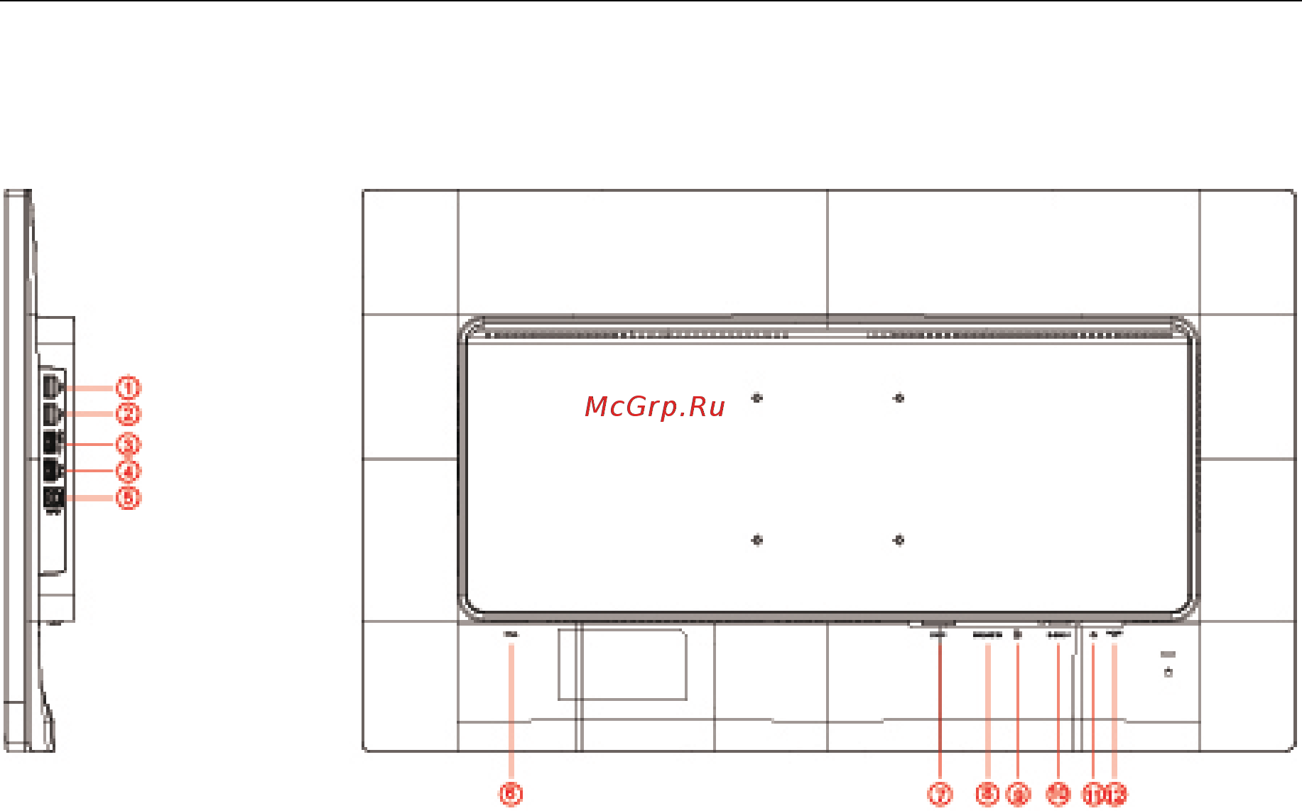 AOC U2868PQU [15/68] Подключение монитора