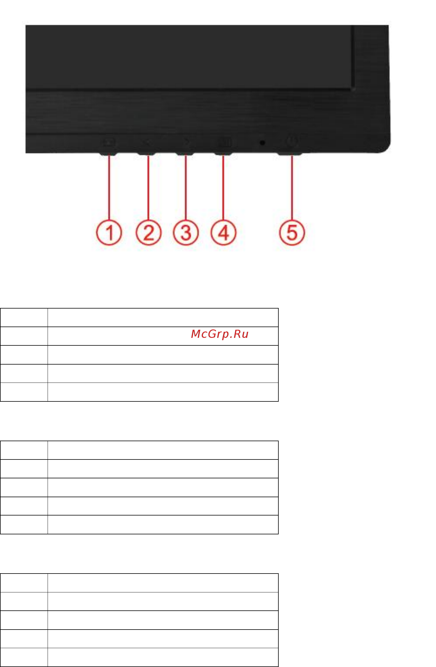 AOC E2260SDA [20/66] Hotkeys
