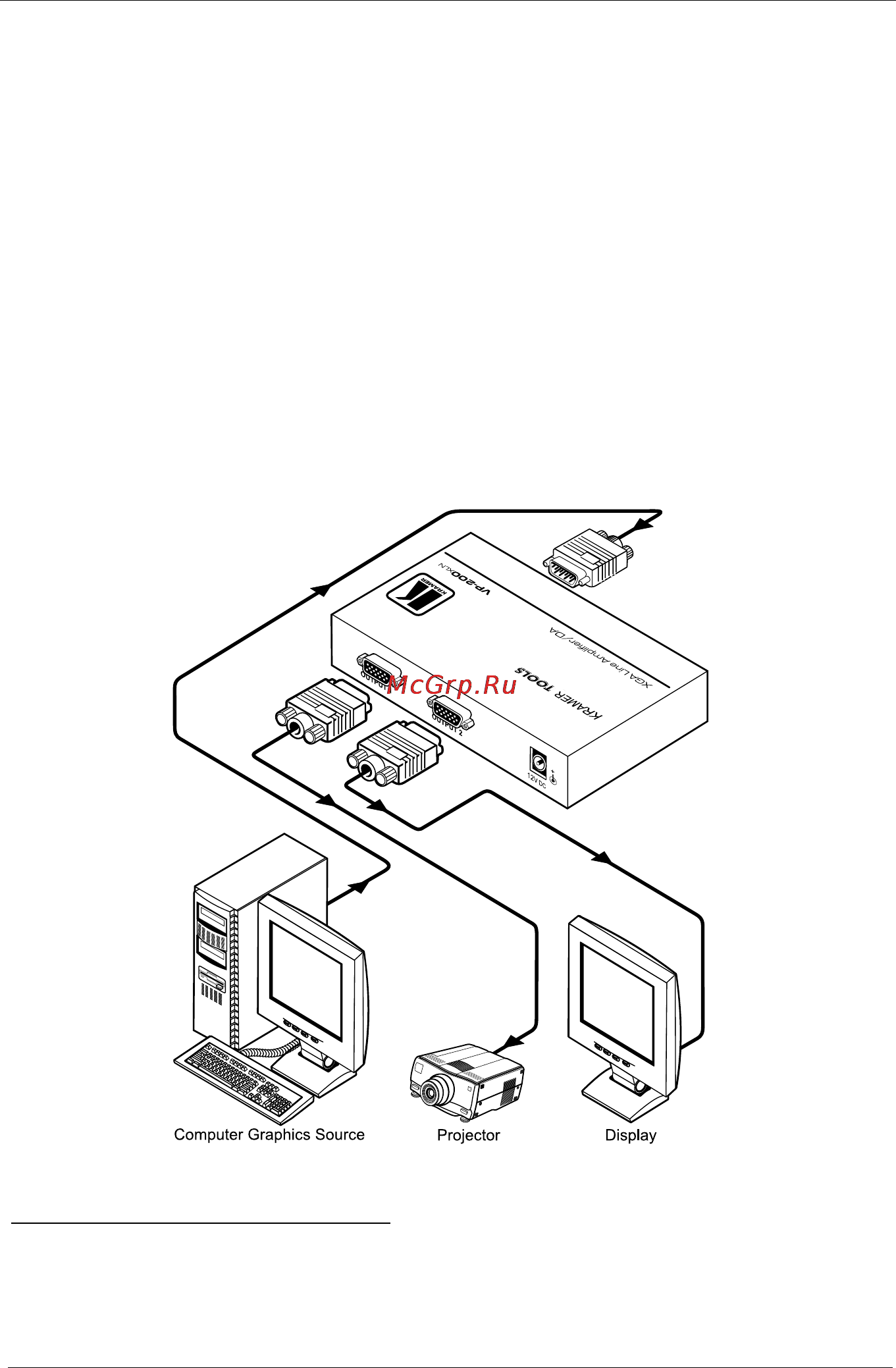 Kramer VP-200xlN [8/11] Xga line amplifier da