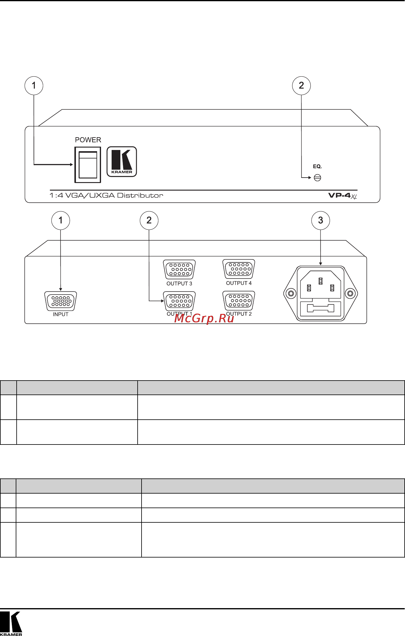 Kramer VP-4xl [7/12] Vp 4xl усилитель распределитель сигнала vga uxga 1 4