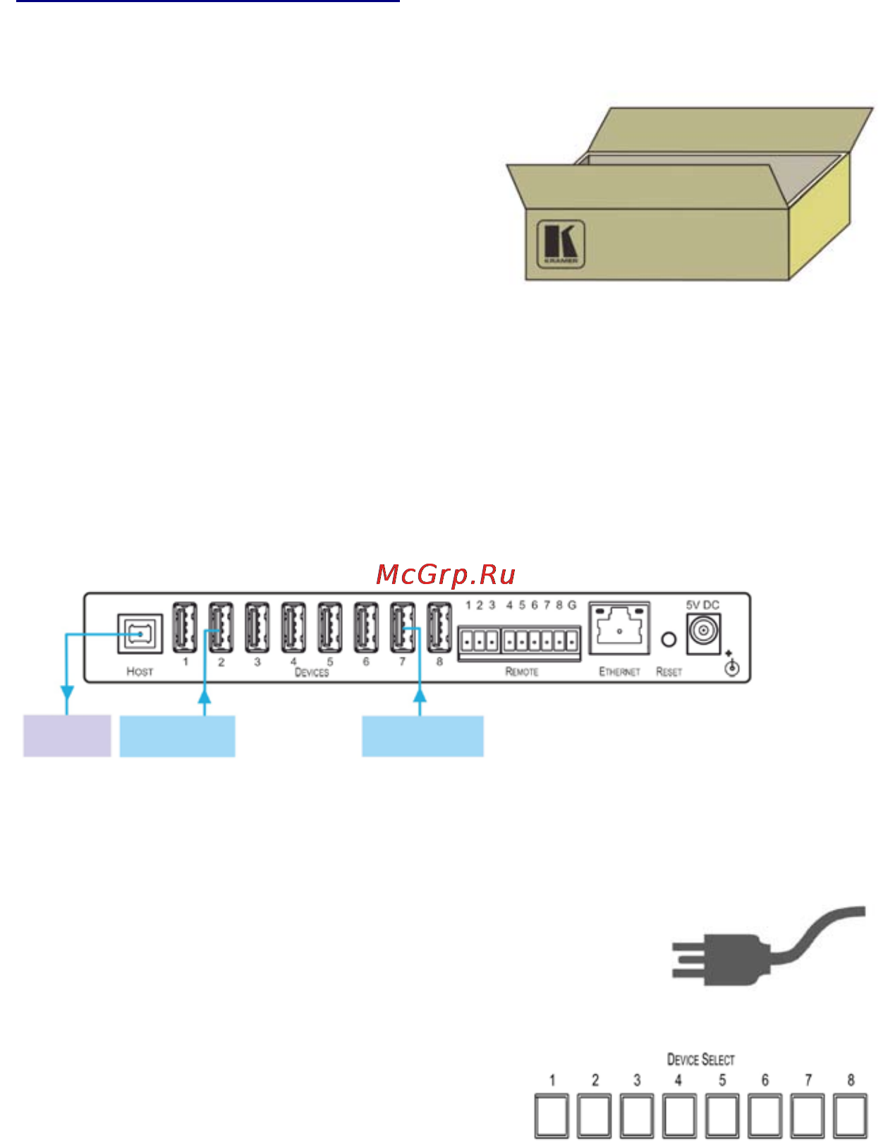Kramer VS-801USB [2/30] Краткое руководство по эксплуатации vs 801usb