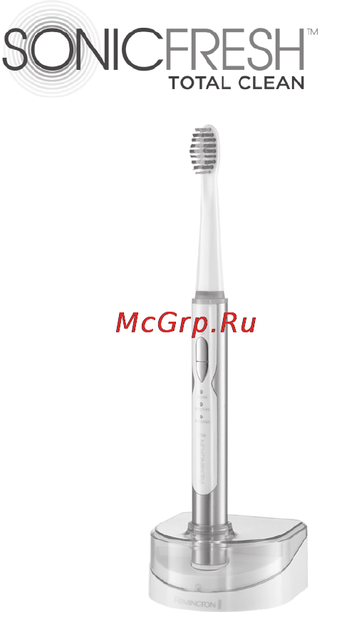 Remington Sonicfresh RS401 Инструкция по эксплуатации онлайн [2/6] 139535