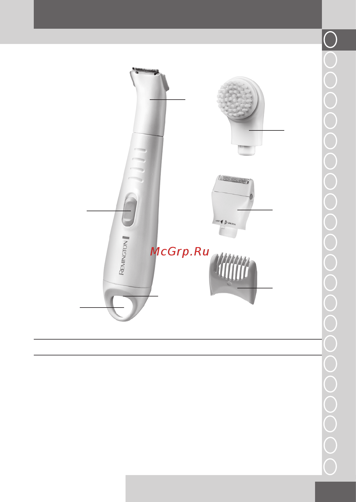 Remington WPG4035 Ultimate Bikini Kit [2/9] English