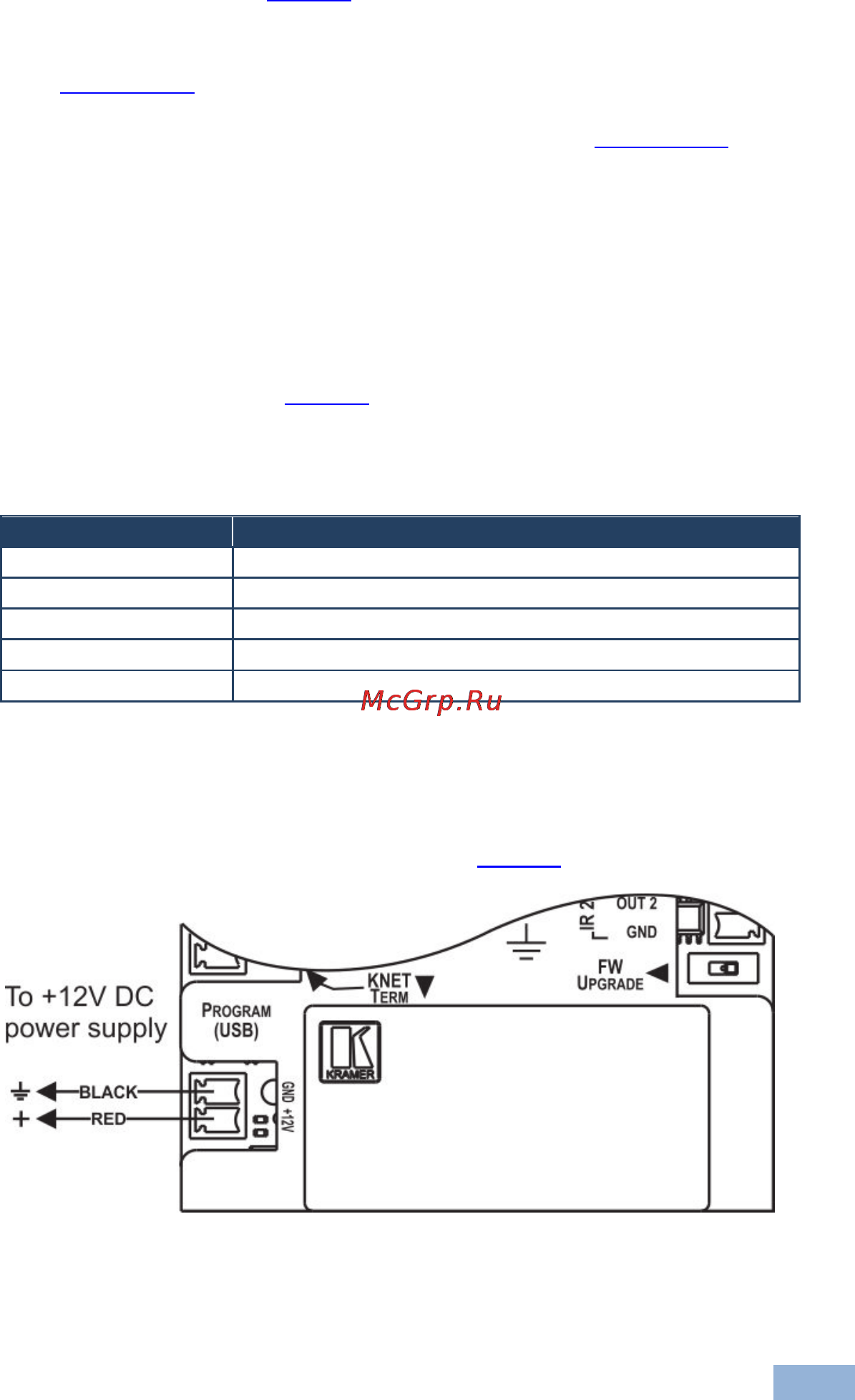Kramer RC-13TC [9/16] Connecting the rc 13tc as a standalone video transport controller