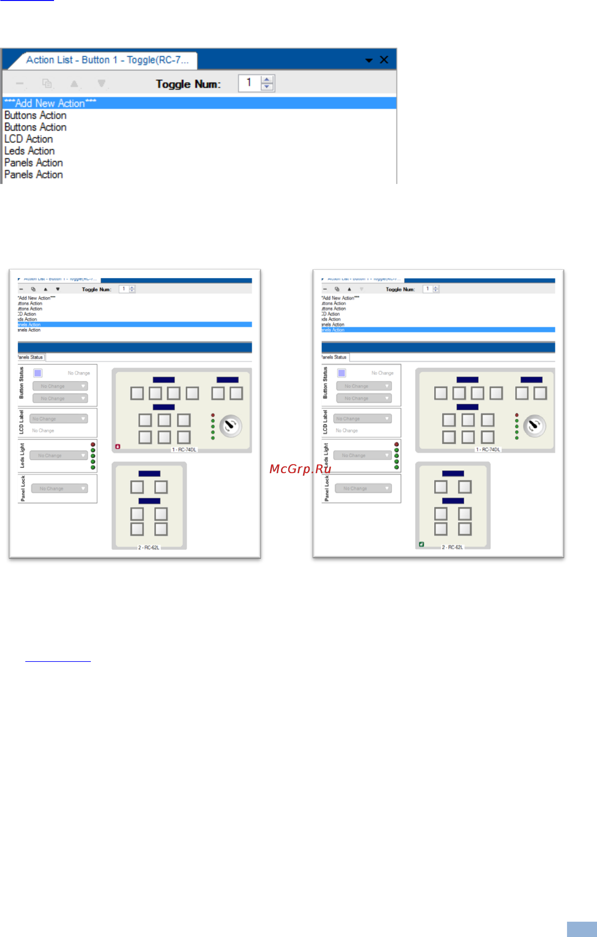 Kramer K-Config 2 [110/137] The button status
