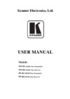Kramer WP-561 Руководства по эксплуатации