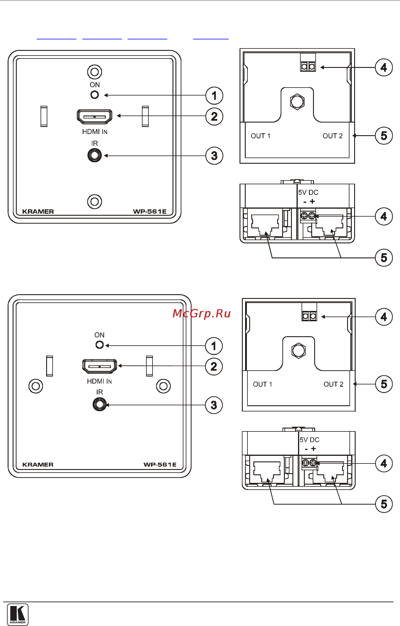 Kramer PT-562 [10/22] Your wp 561 hdmi line transmitter