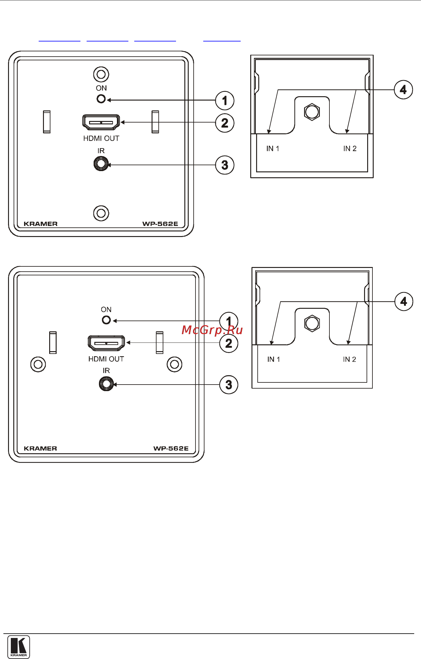 Kramer PT-562 [12/22] Your wp 562 hdmi line receiver