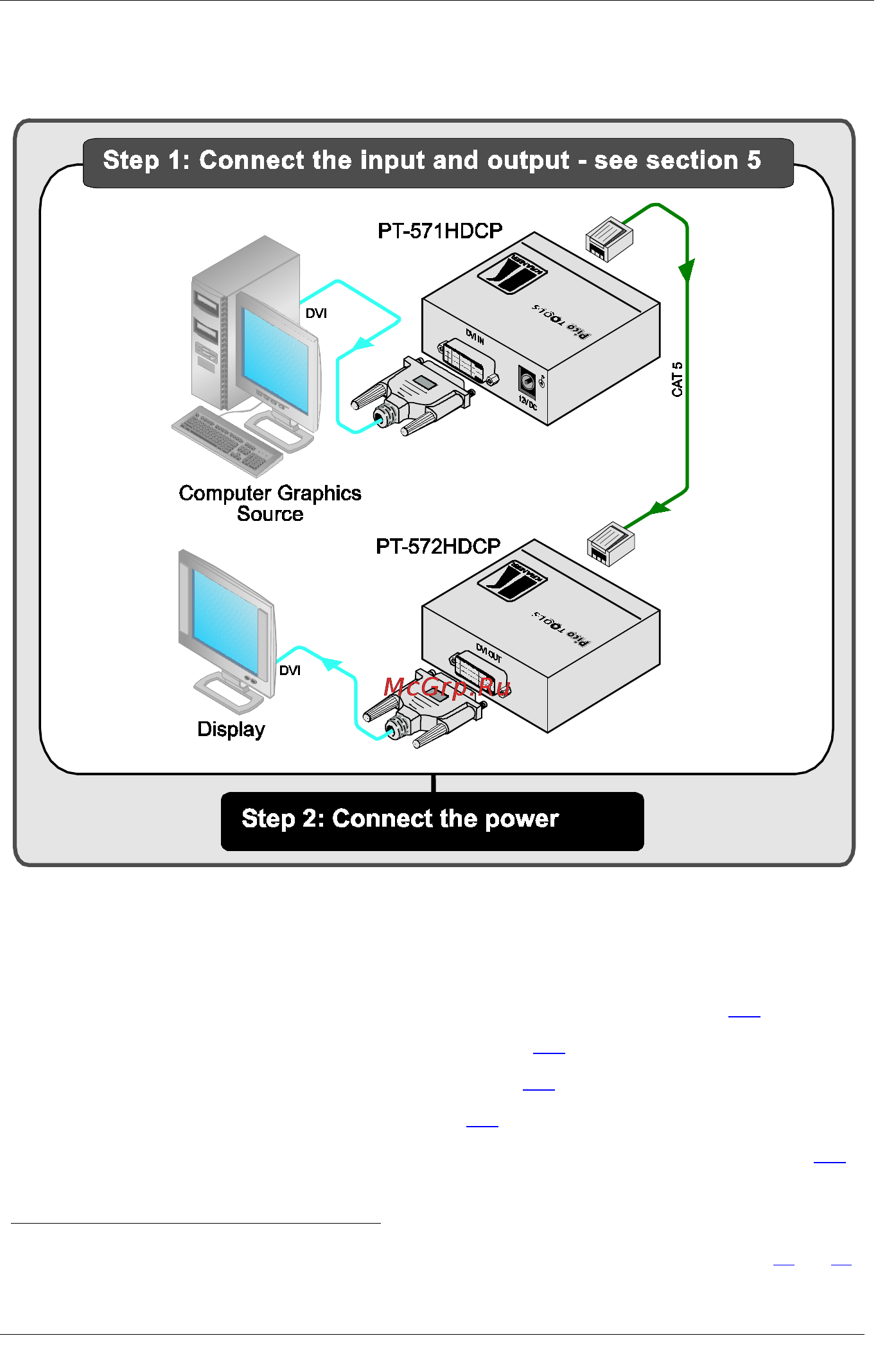 Kramer PT-571HDCP [4/12] Quick start
