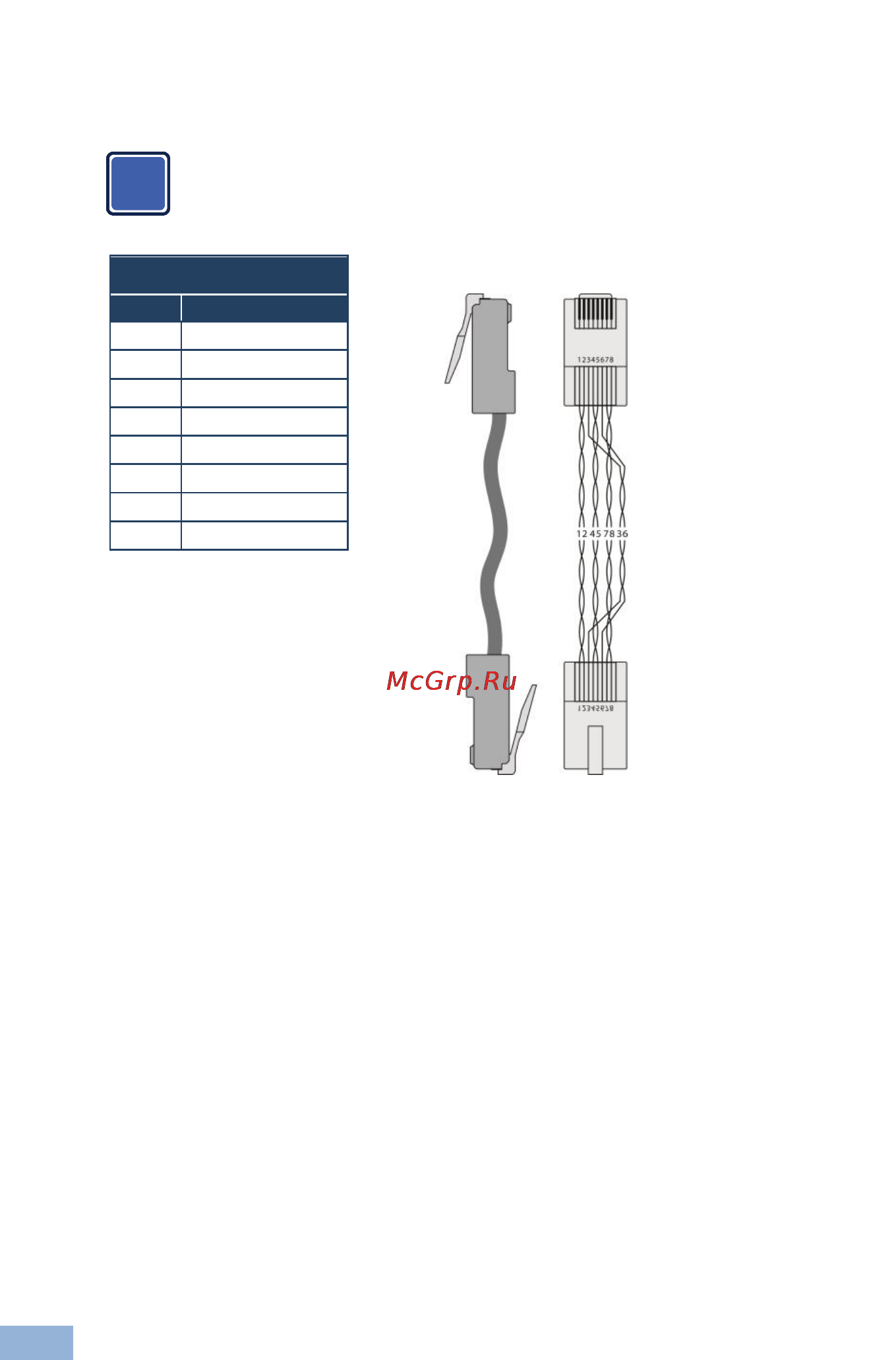 Kramer TP-582R [19/25] Wiring the rj 45 connectors