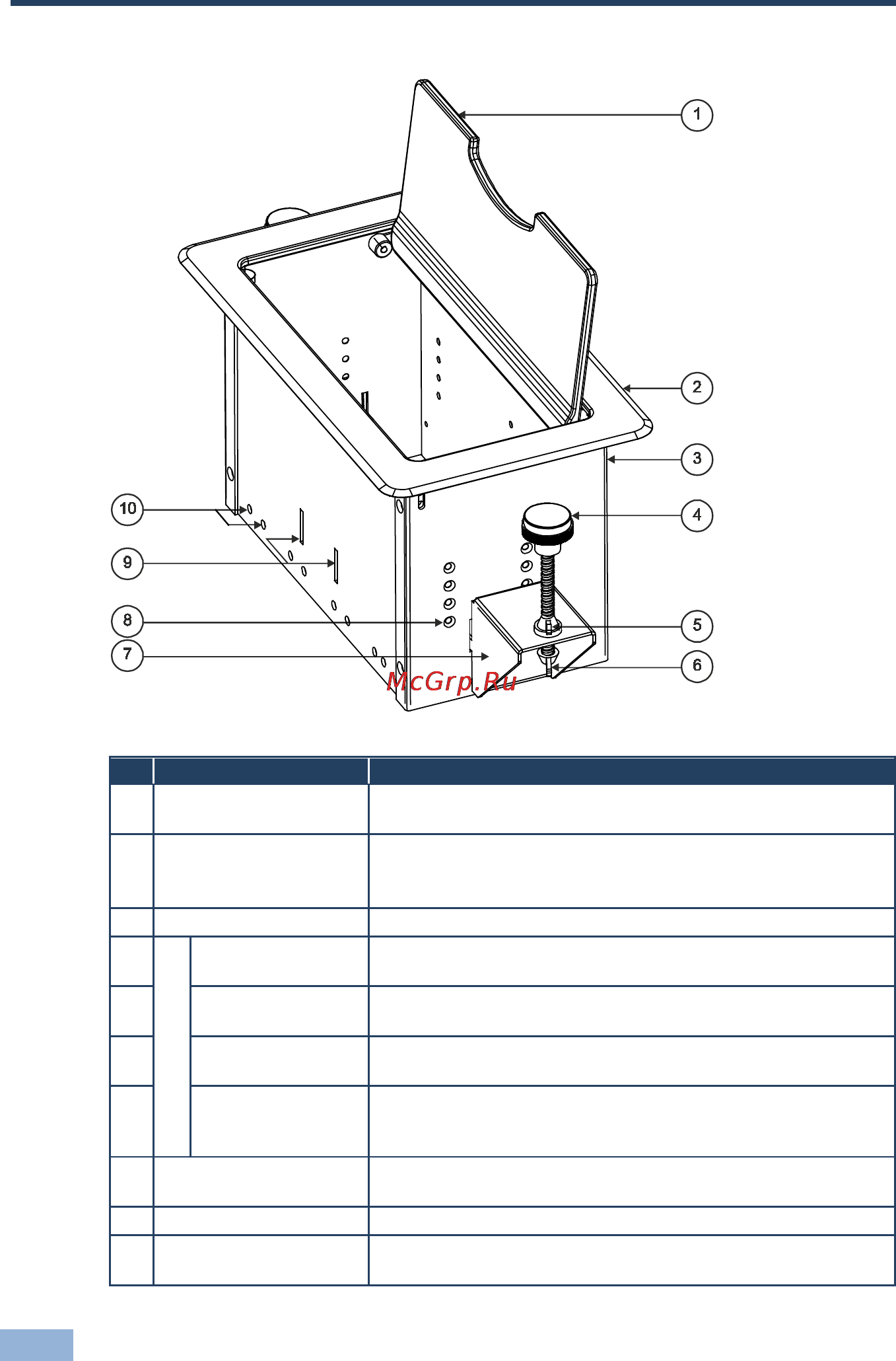 Kramer TBUS-4xl [7/20] Your tbus 4xl enclosure