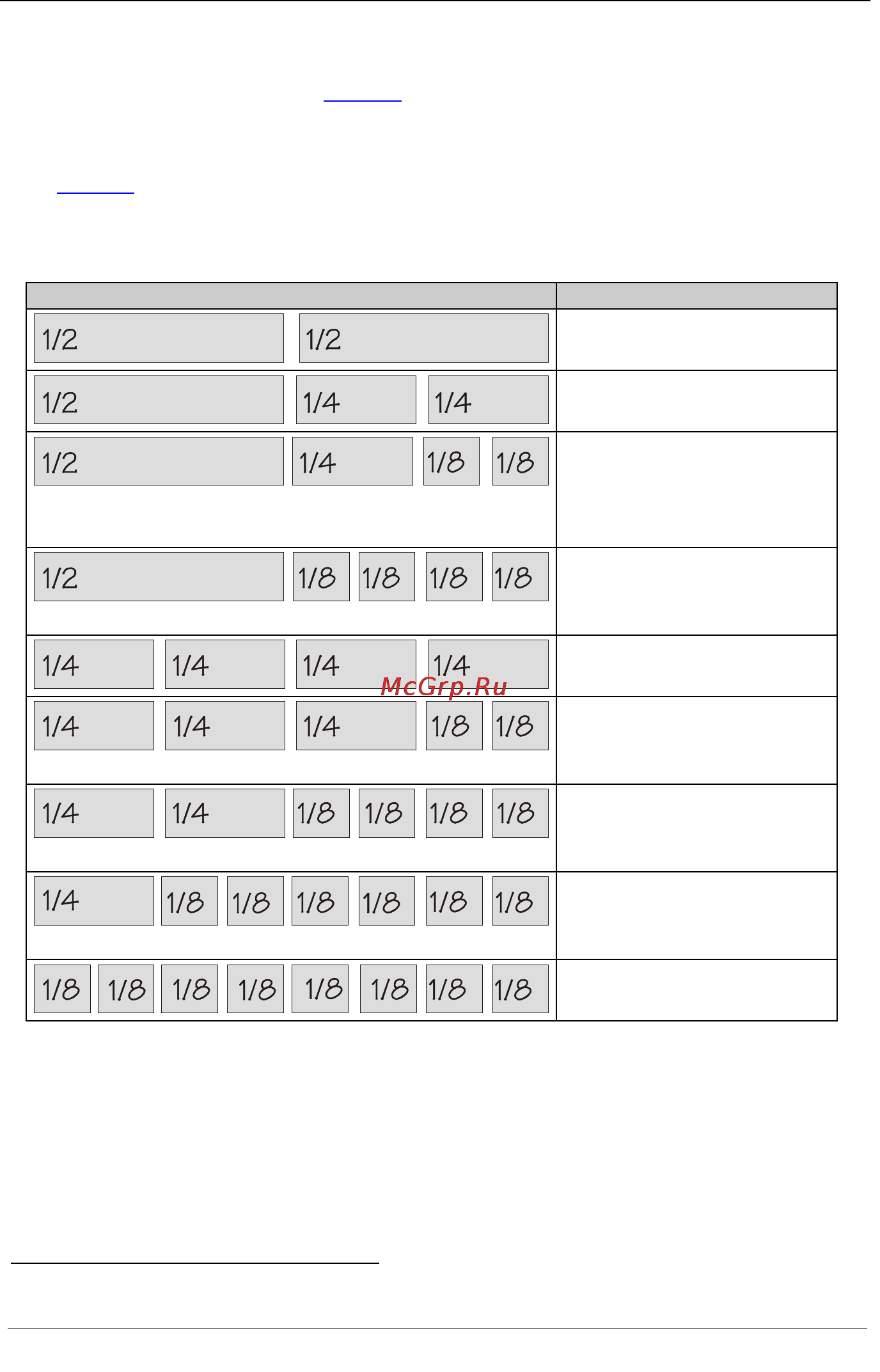 Kramer RK-1 [4/13] Table 1 shows examples of how you can use the rk 1 to mount different combinations of products