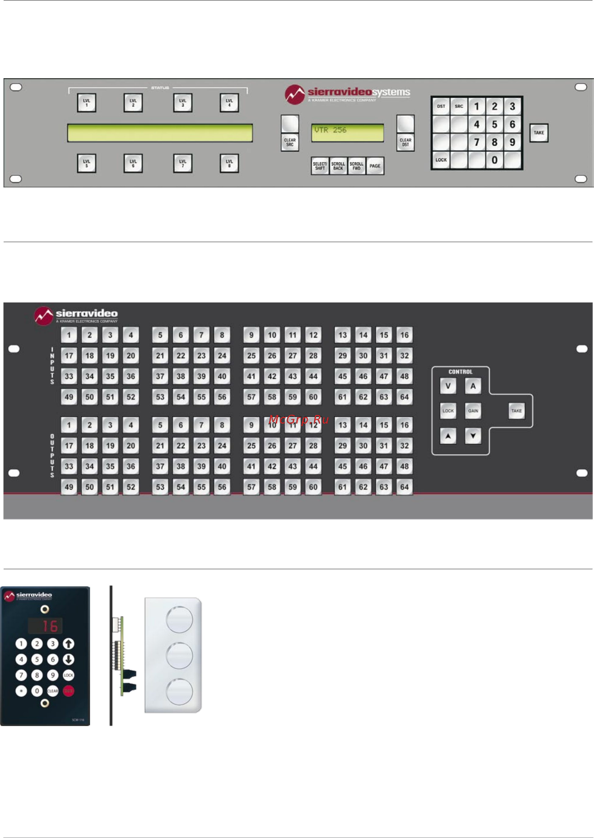 Kramer 32x1 1RU [11/16] Scp 240