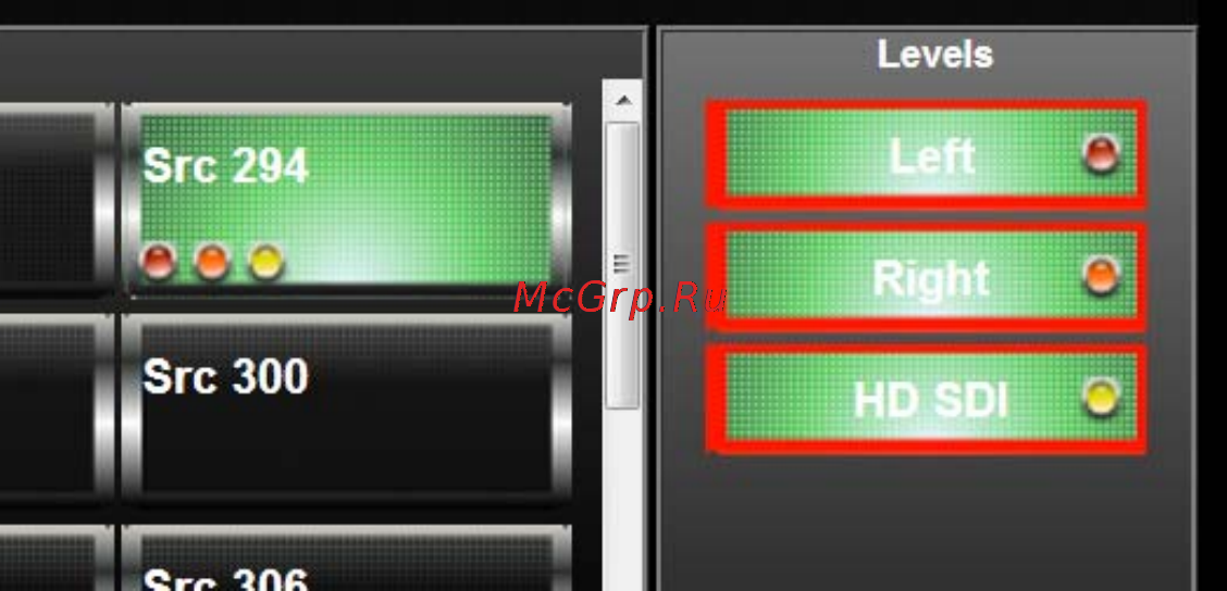 Kramer Sierra Ponderosa 6464HDR-64 [75/128] Gui console operation