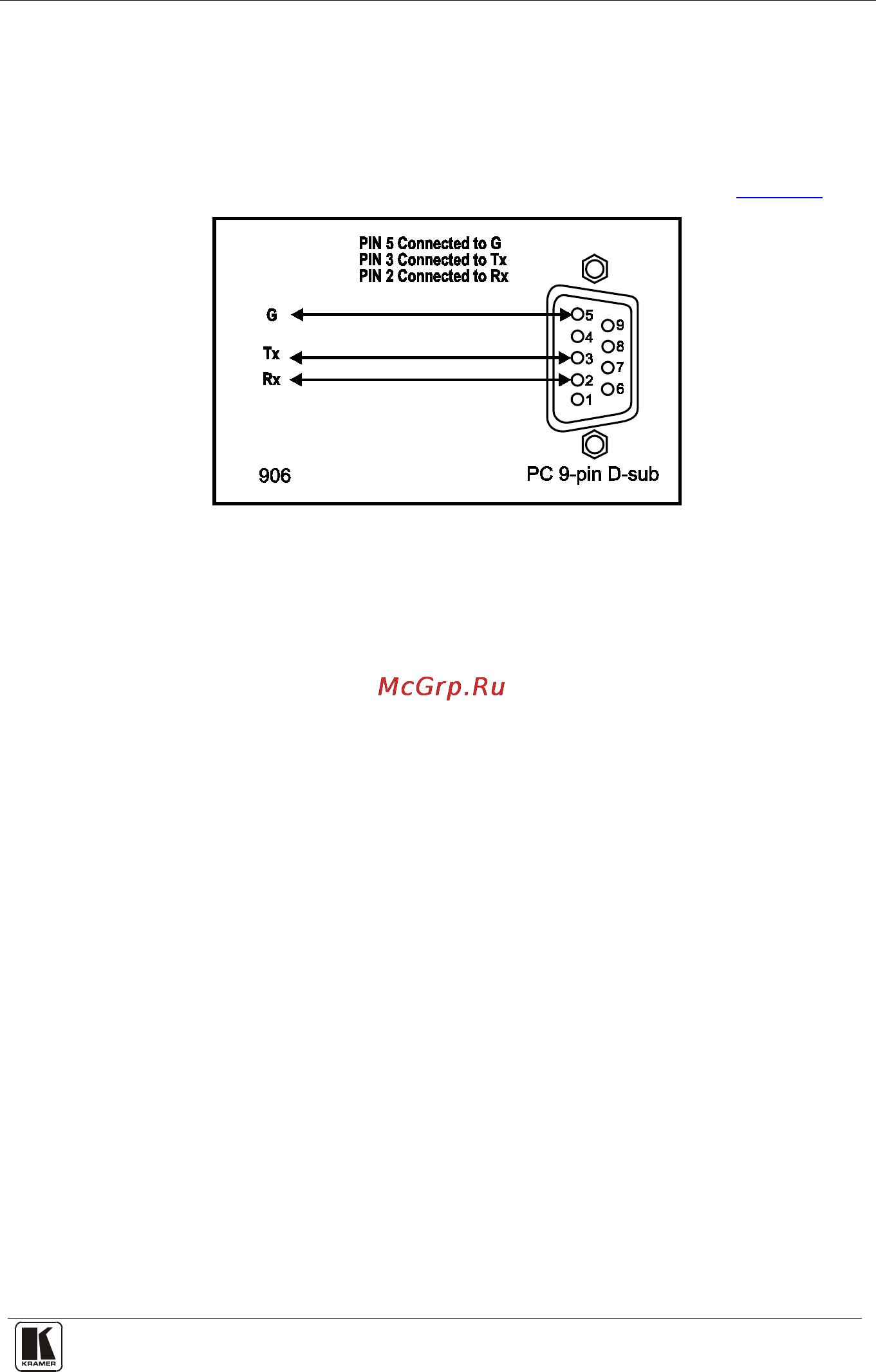 Kramer 906 [10/27] Connecting a pc