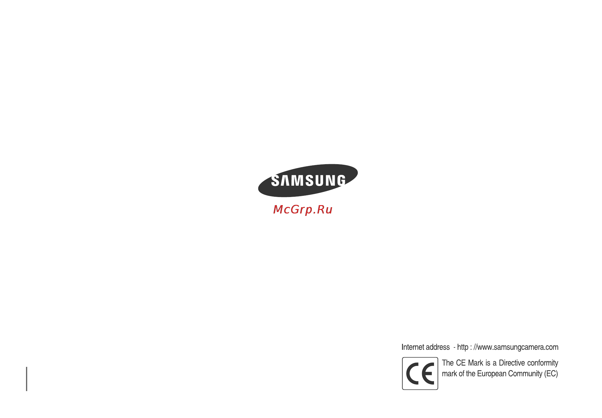 Samsung DIGIMAX i8 Bl Инструкция по эксплуатации онлайн [135/135] 740798