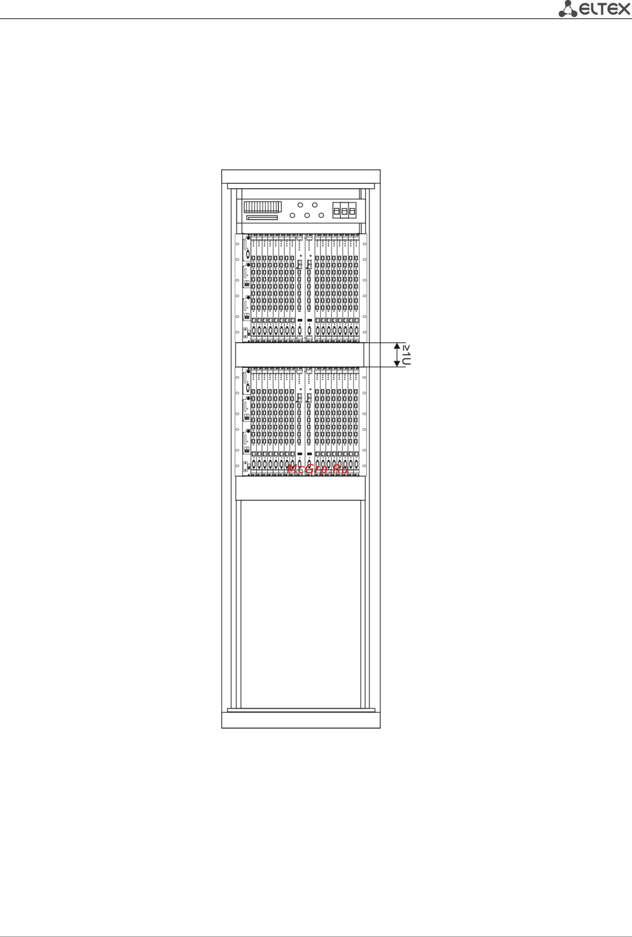 Eltex OLT MA4000-PX [27/48] Установка устройства в стойку
