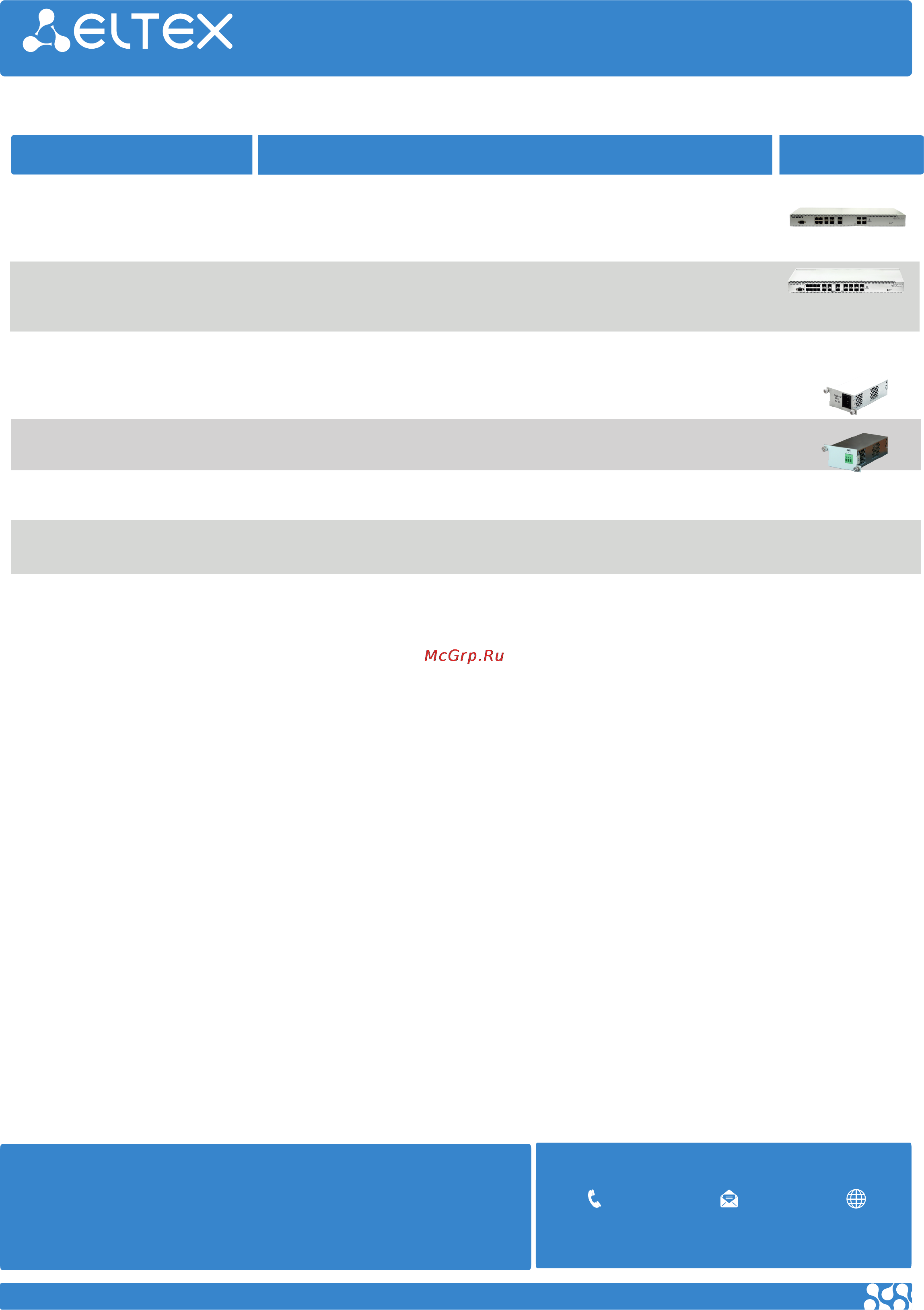 Eltex OLT LTP-8X REV.B [4/4] Техническое описание