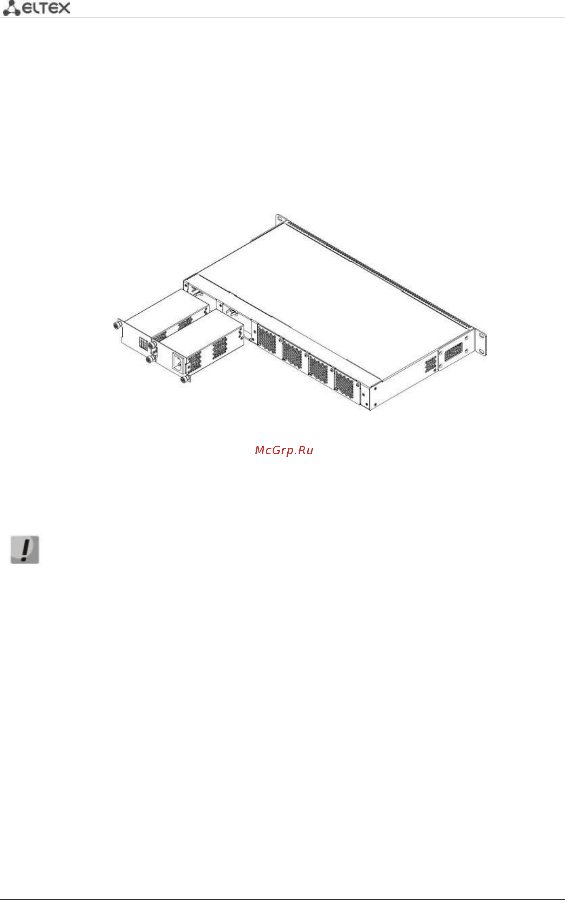 Eltex MES3124F [28/261] Установка модулей питания