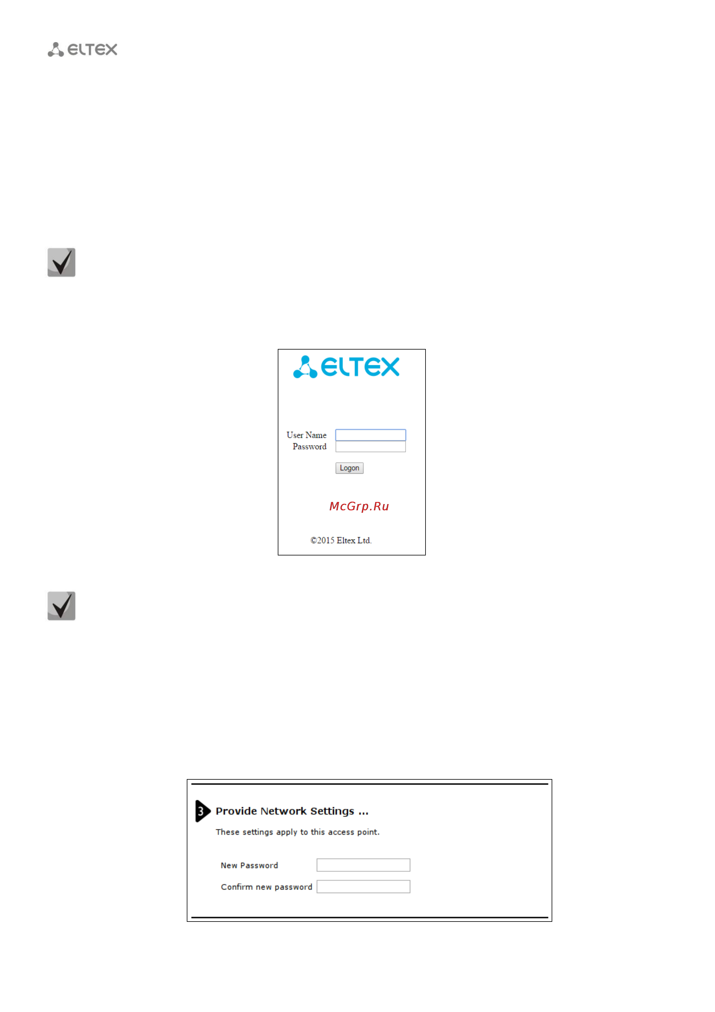 Eltex WEP-12AC [6/90] Описание web интерфейса