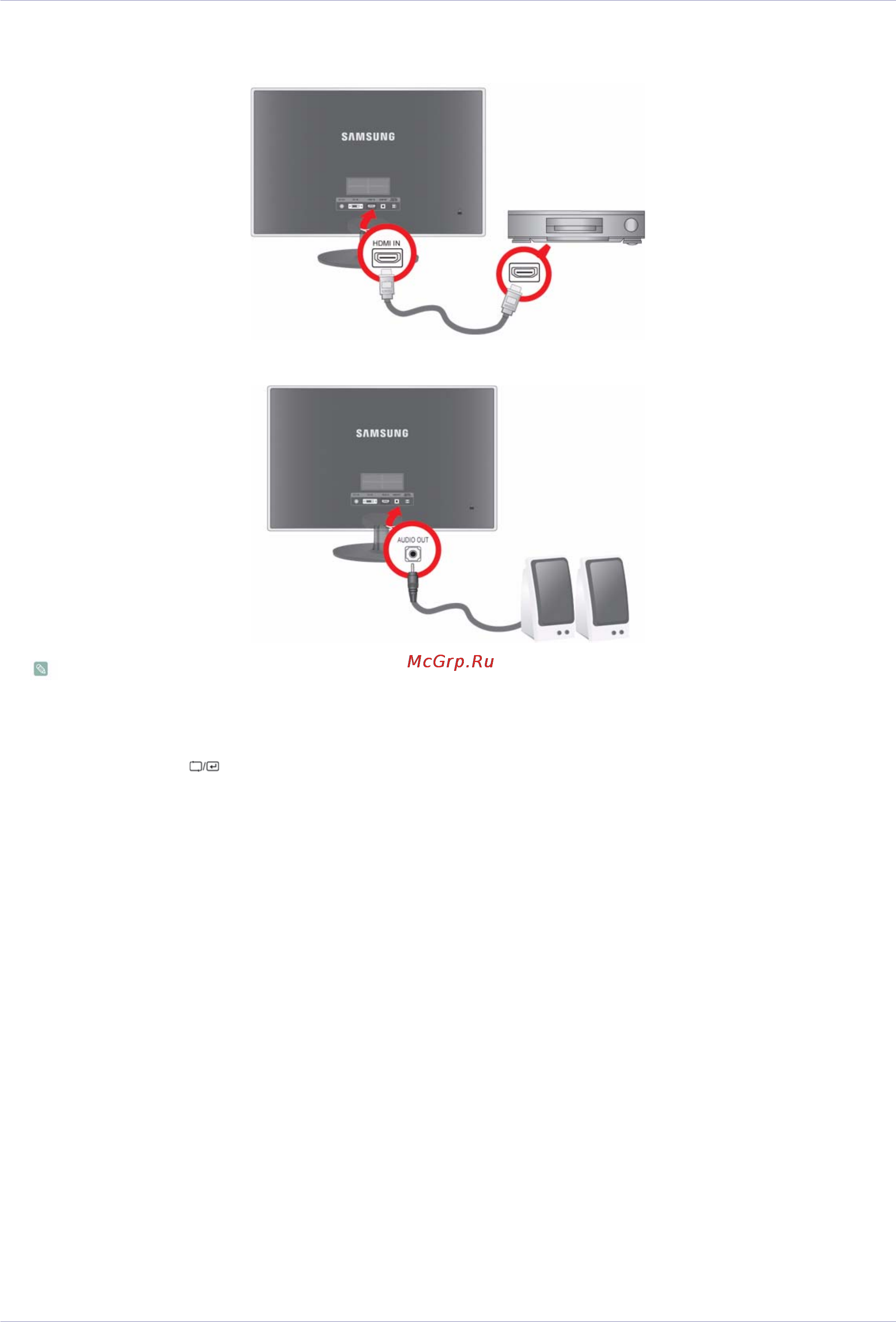 Samsung XL2370 [20/48] 5 подключение кабеля hdmi