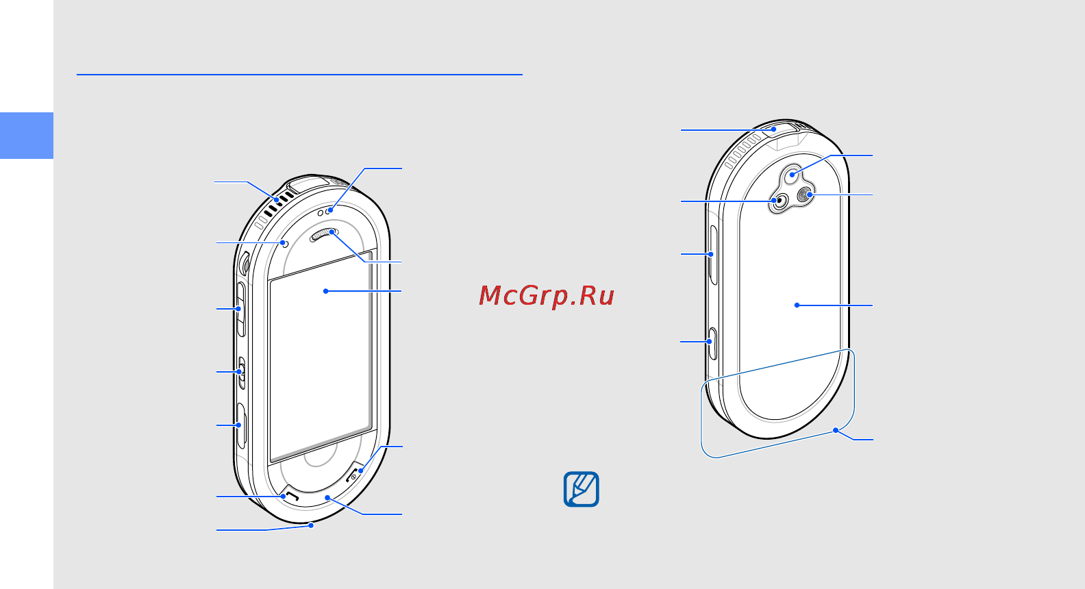 Samsung GT-M7600 Black [23/100] Внешний вид телефона