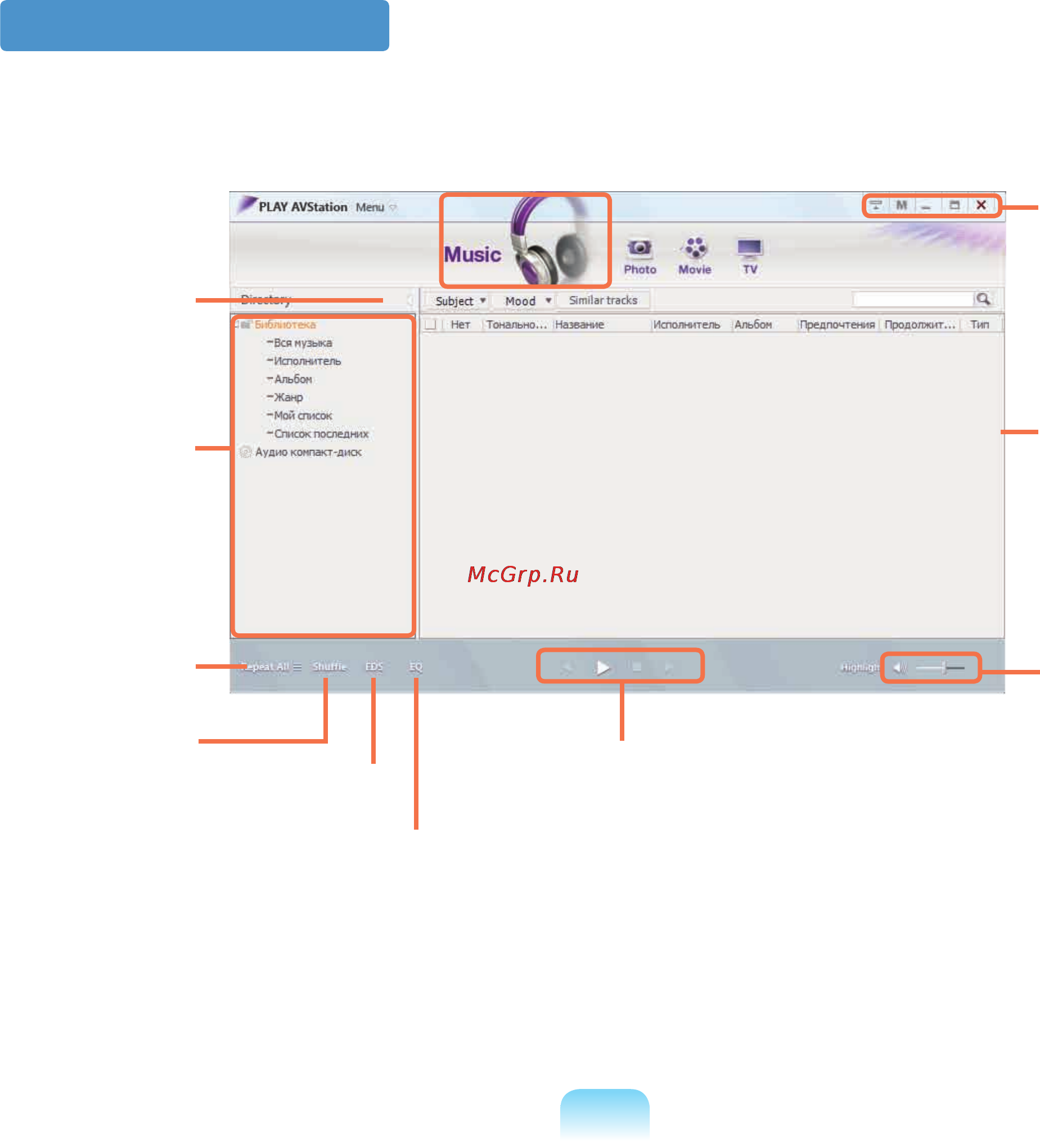 Samsung R510-FS0WRU [122/217] Музыкальная станция