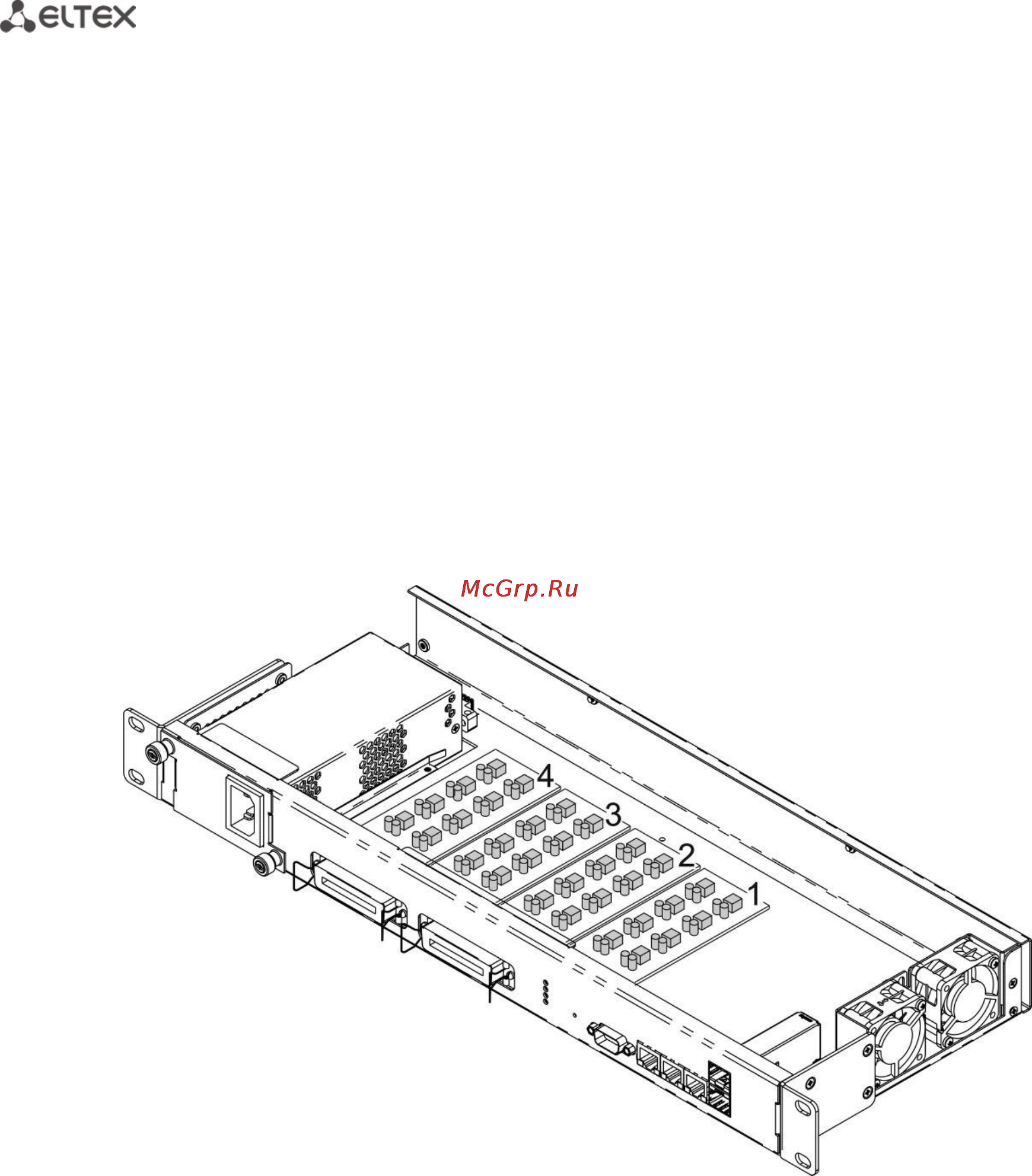 Eltex TAU-32М.IP (32 FXS/FXO) [34/300] Установка субмодулей
