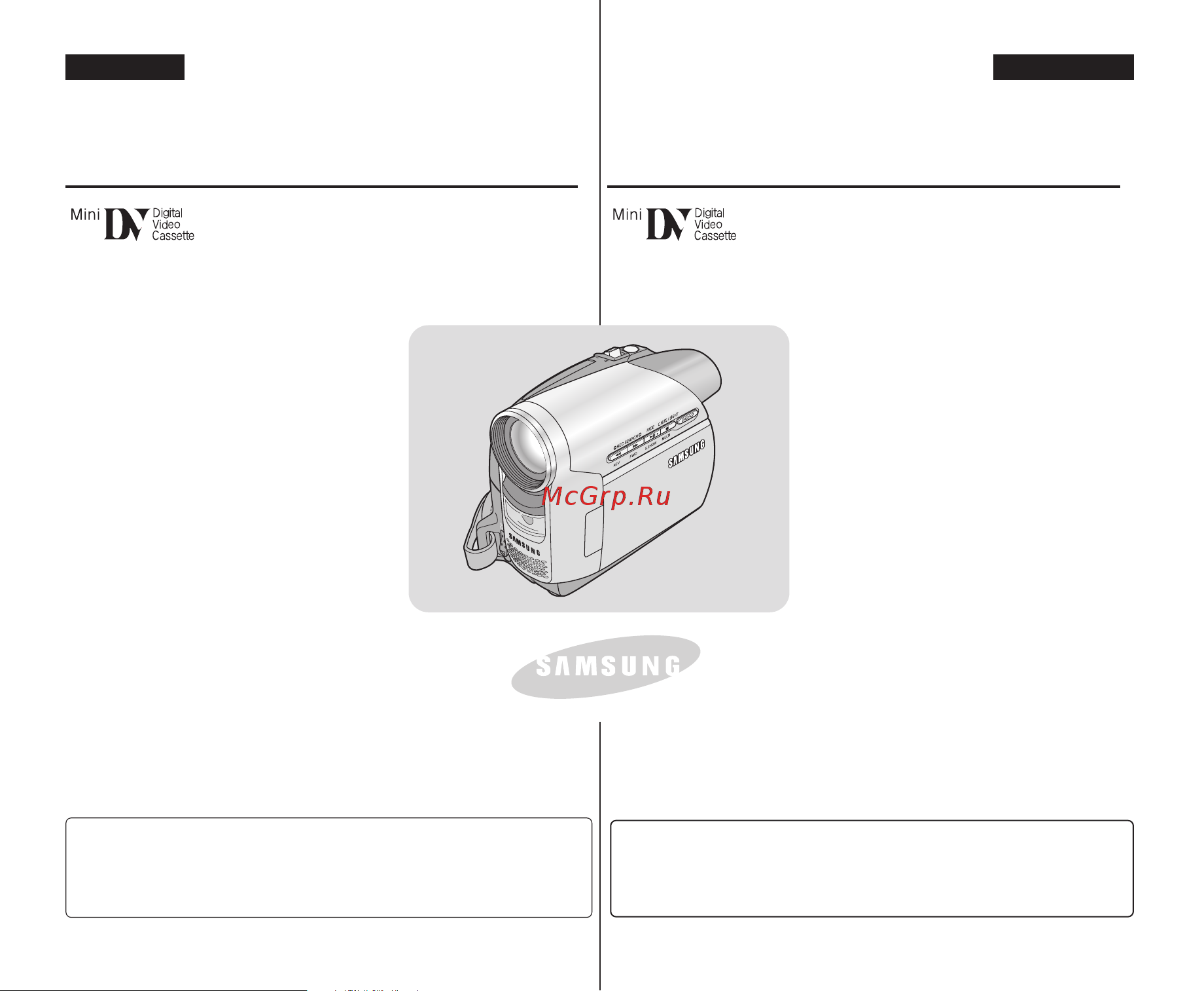 Samsung VP-D371(i) Инструкция по эксплуатации онлайн