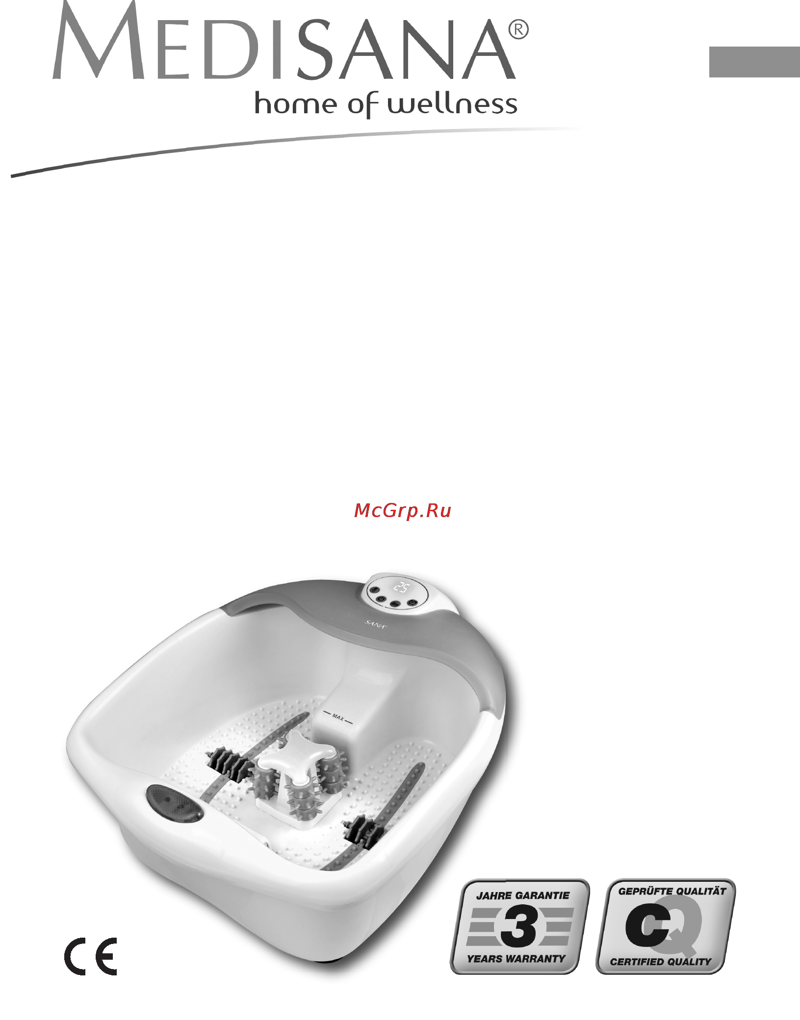 Medisana FS 885 Comfort Инструкция по эксплуатации онлайн