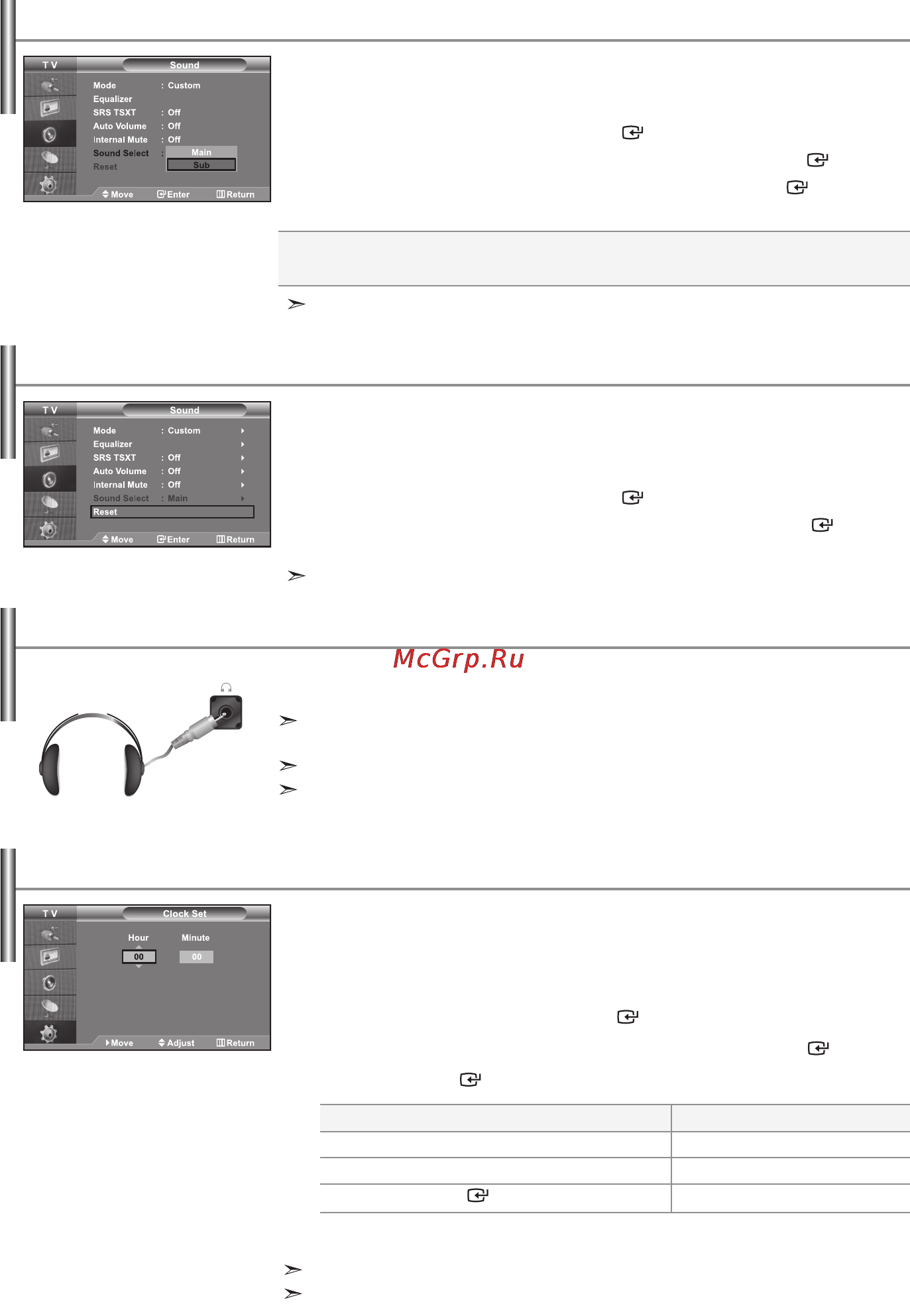 Samsung LE-40 R71 B [19/84] Connecting headphones