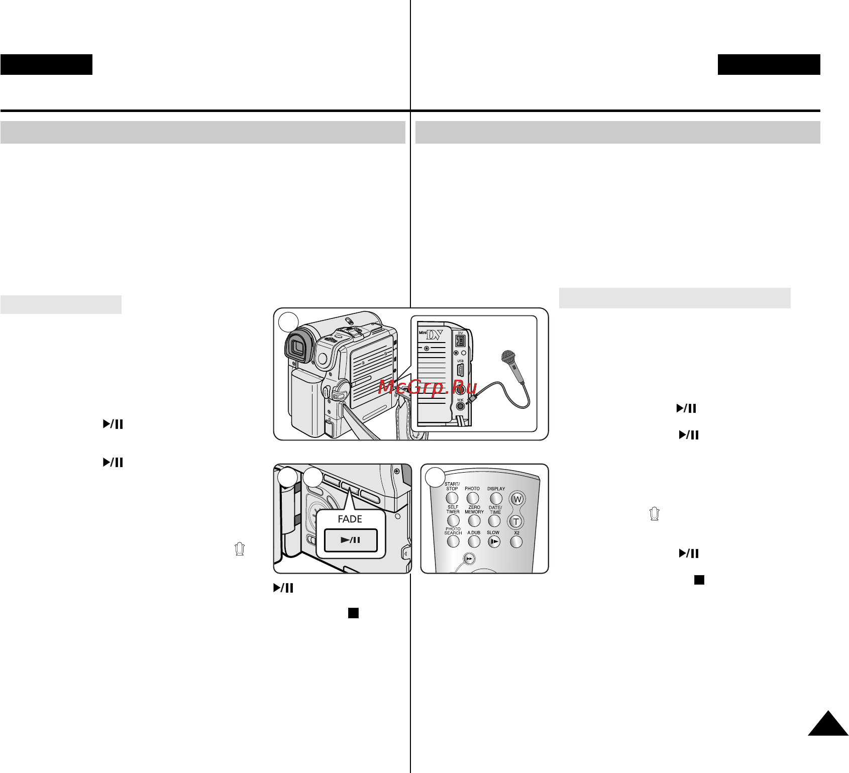 Samsung VP-D351i [77/120] Воспроизведение вщтворення