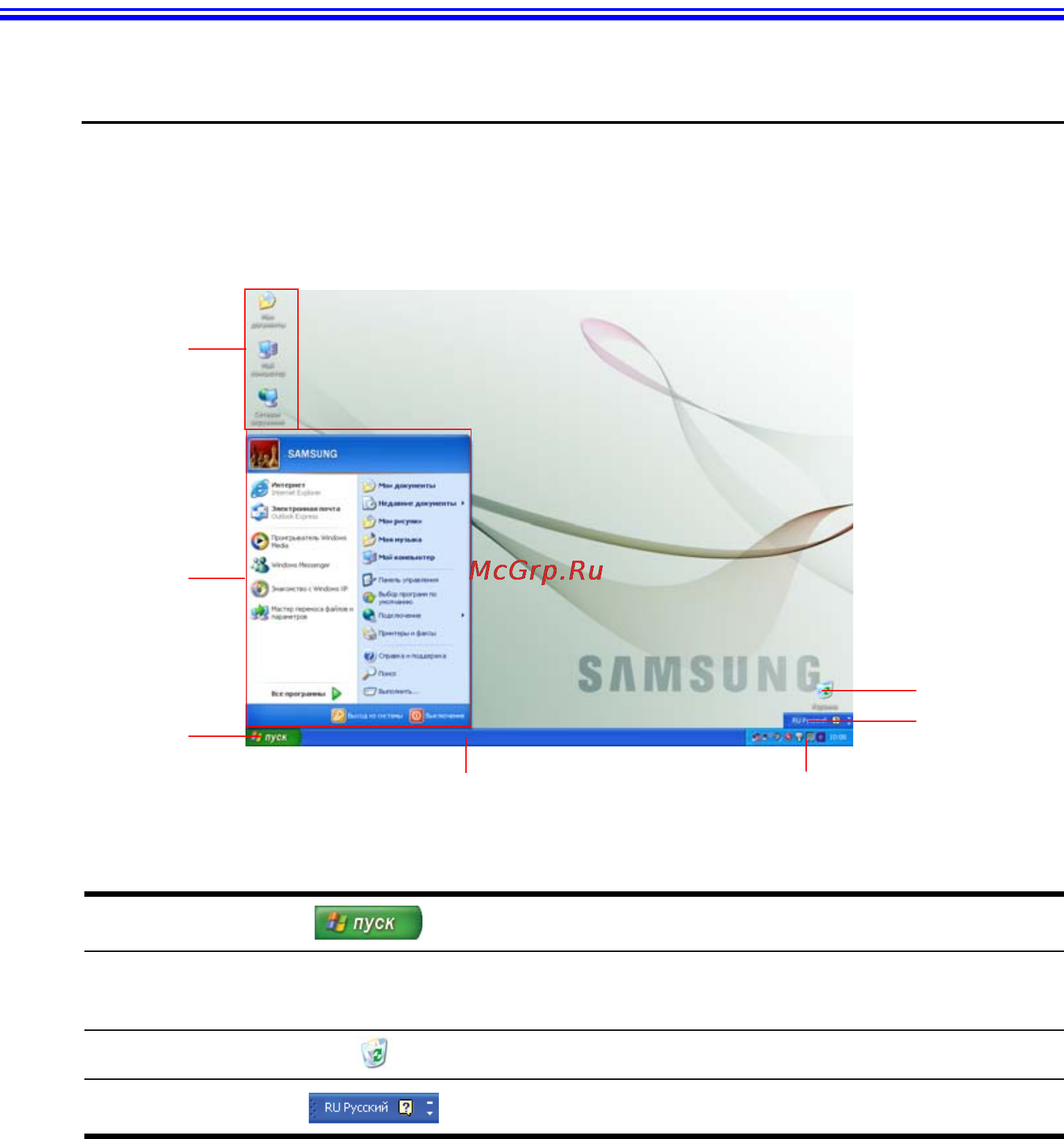 Samsung P40 P1.851260D [41/175] Начальные сведения об ос windows