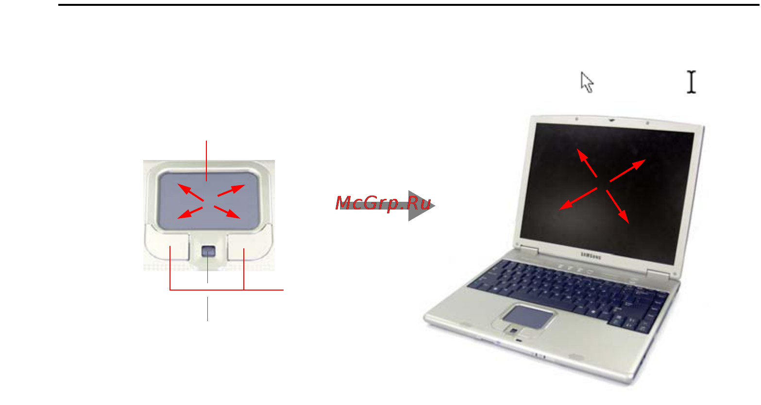 Samsung X06 C1.425640M [29/161] Использование сенсорной панели