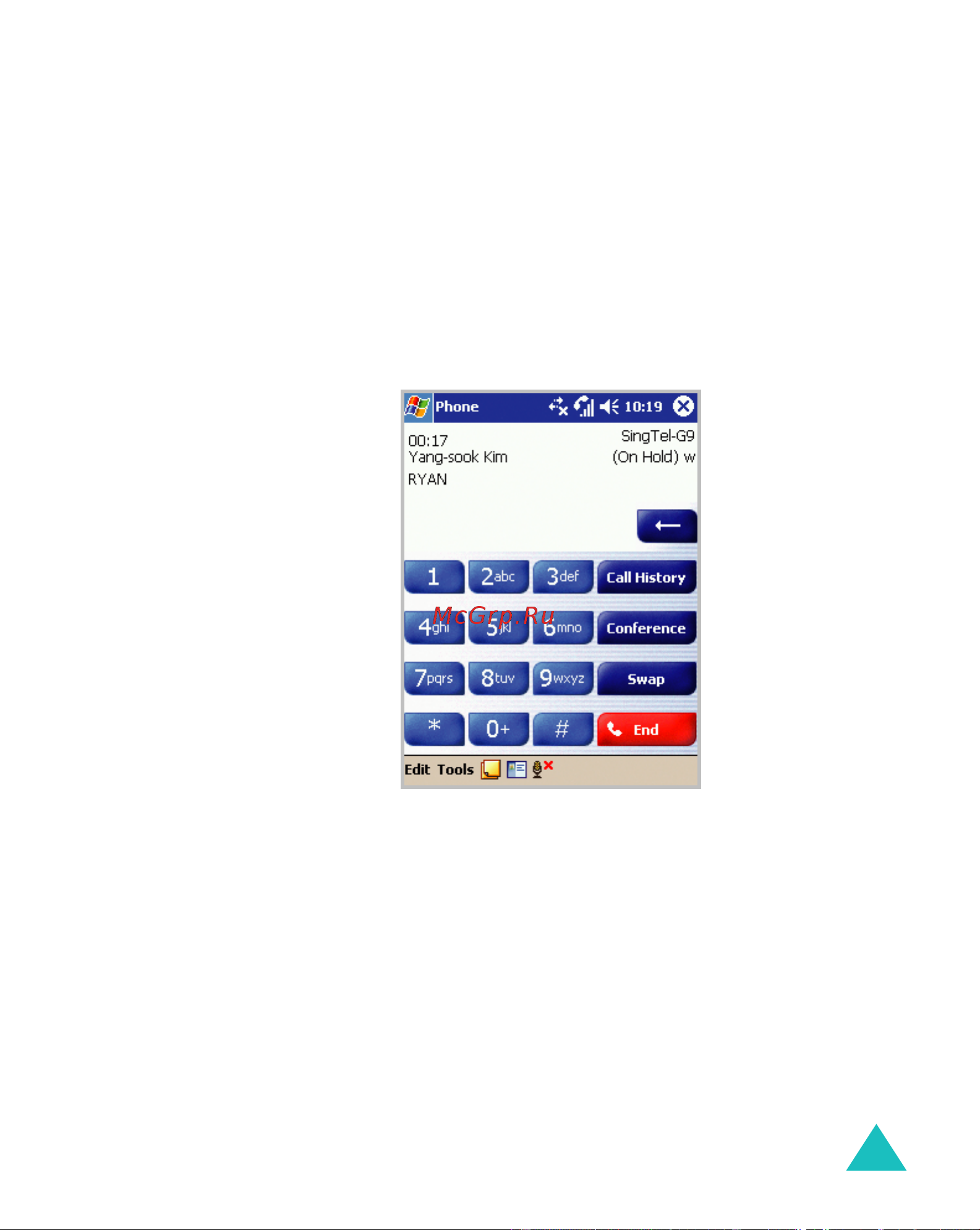 Samsung I700 [107/285] Организация конференц связи
