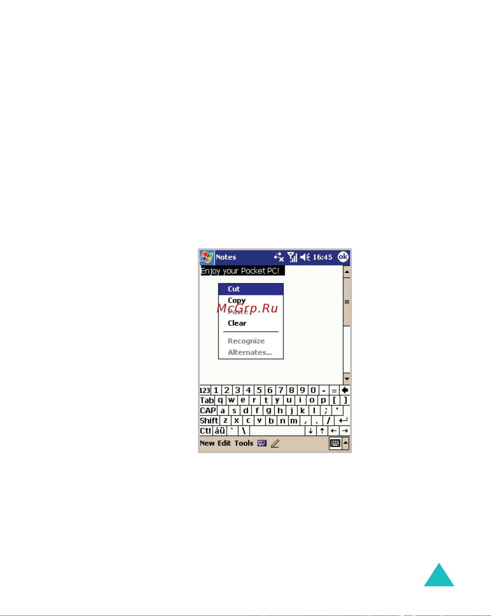 Samsung SGH-i700 [67/285] Выберите команду