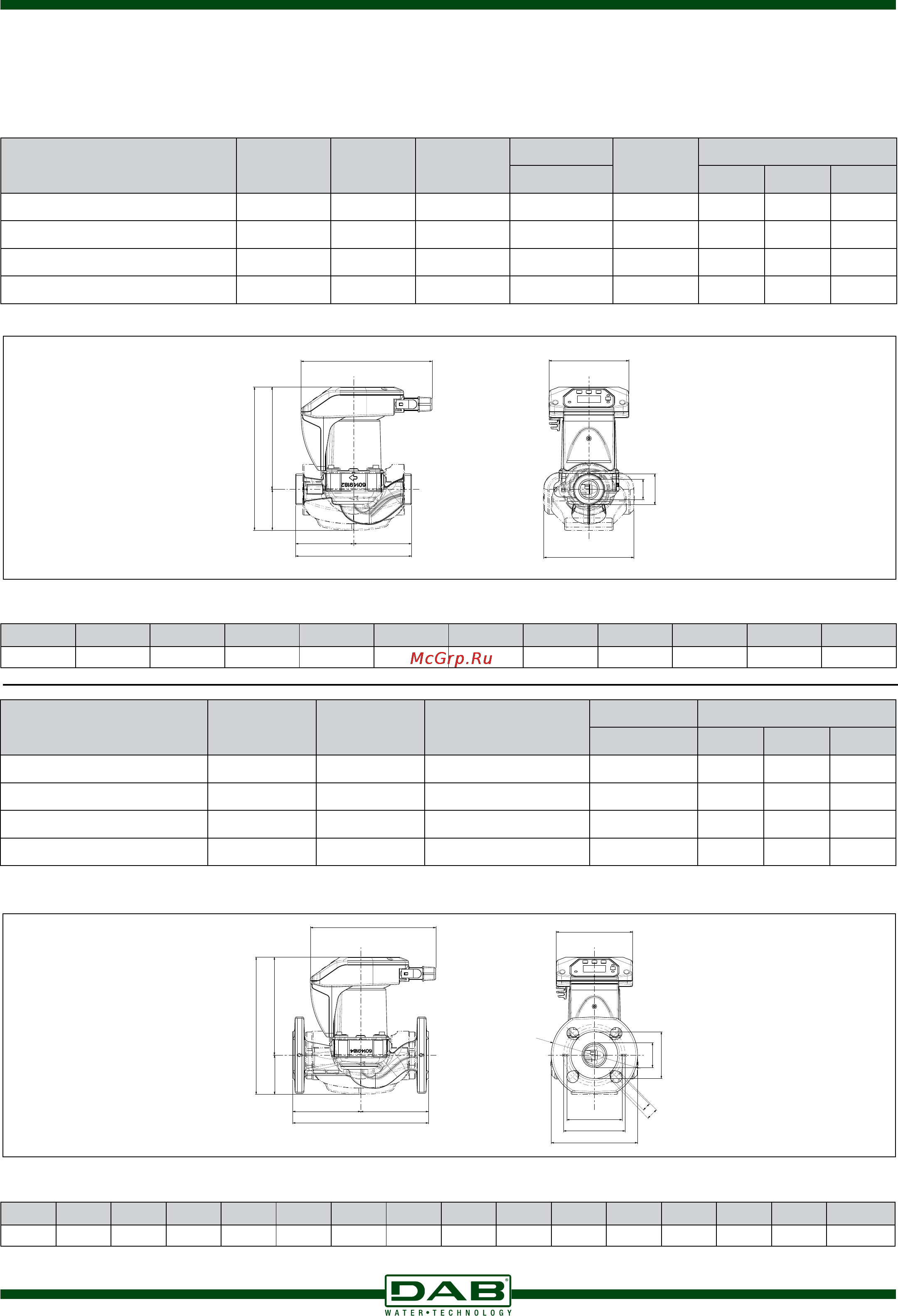 DAB EVOPLUS D 80/250.40 M [18/64] Циркуляционные насосы с электронным регулированием для отопления и кондиционирования воздуха