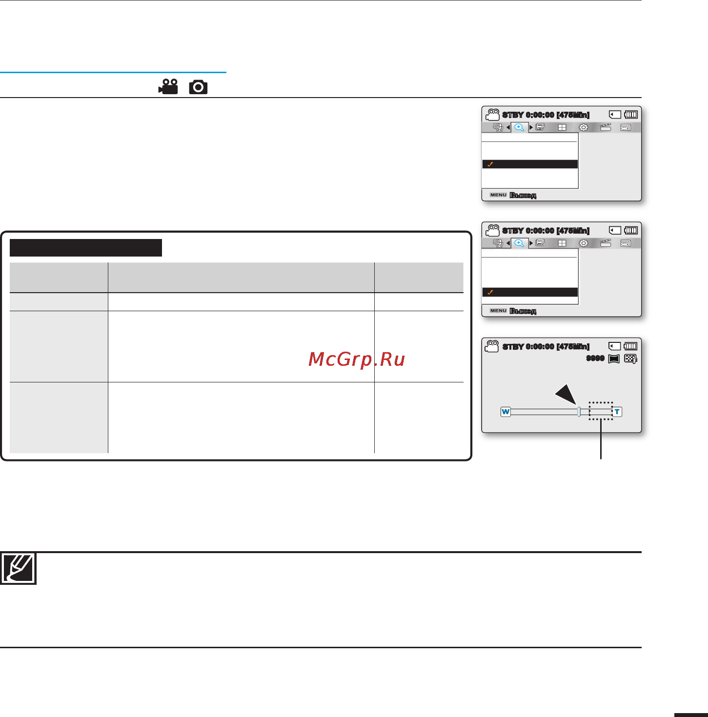 Samsung F40 Silver [73/129] Тип зума
