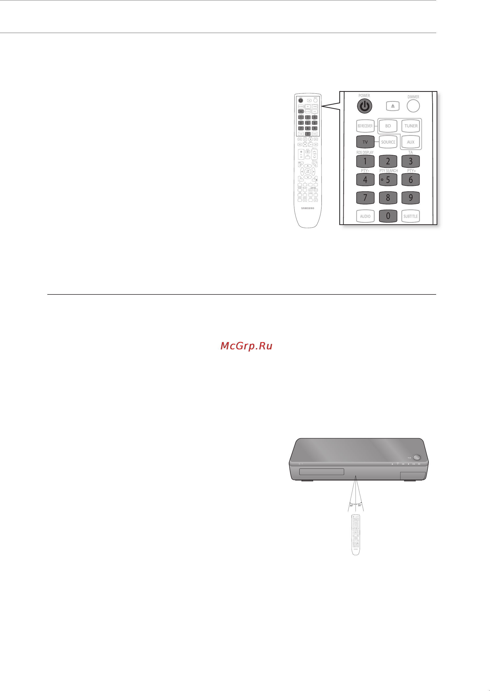 Samsung HT-BD1255R [18/86] Пульт дистанционного управления