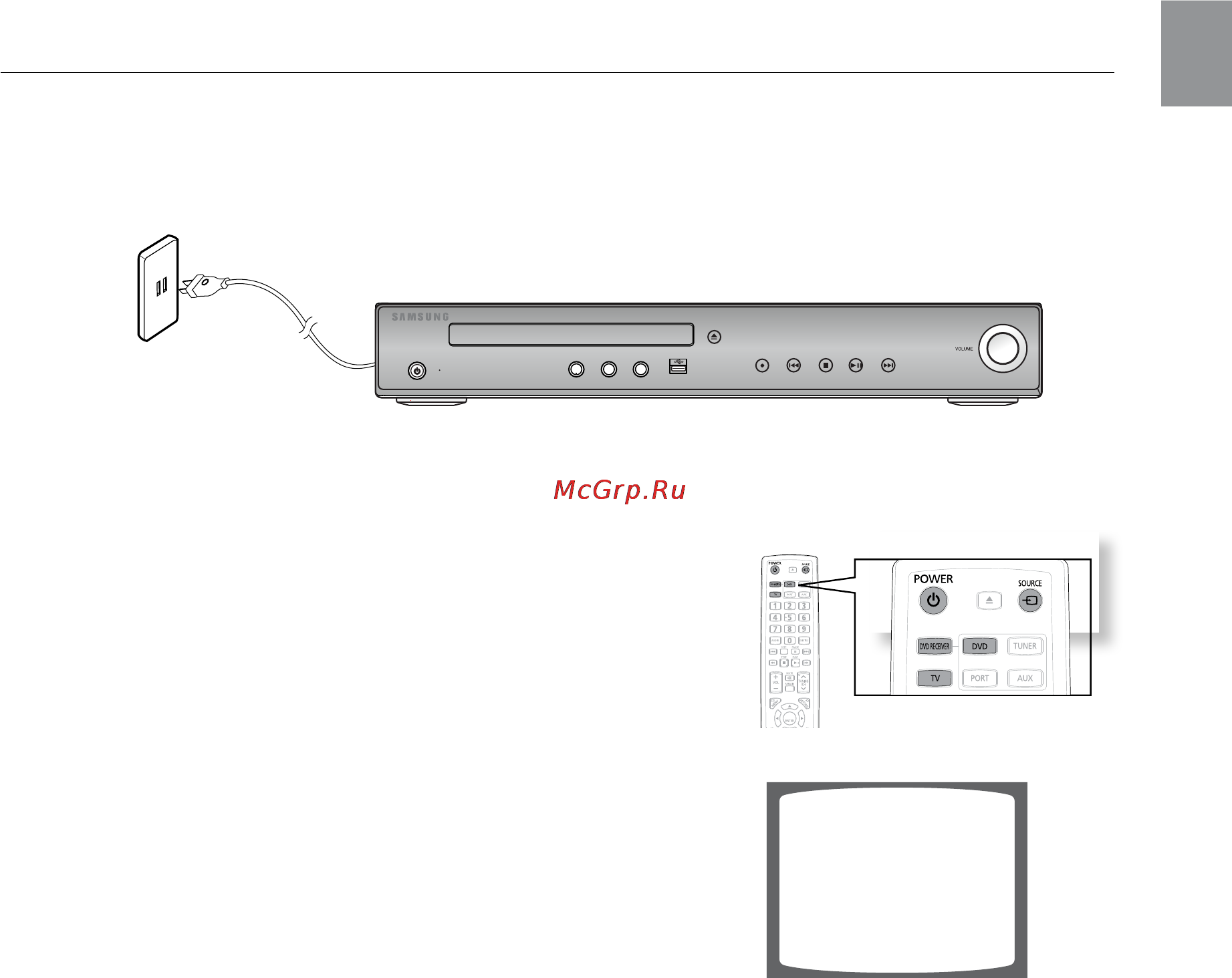 Samsung HT-Z120T [23/60] Подготовка домашнего кинотеатра к работе