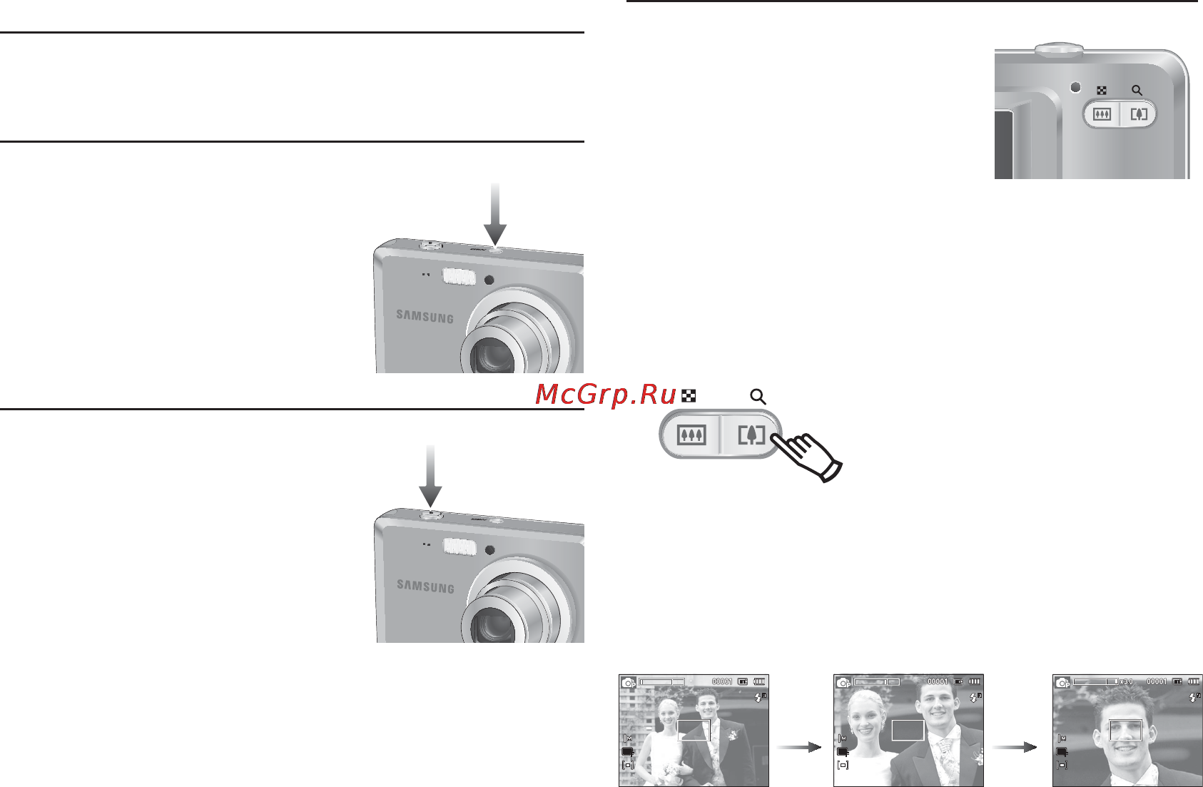 Samsung ES60 Grey [27/98] Использование кнопок управления для настройки фотокамеры